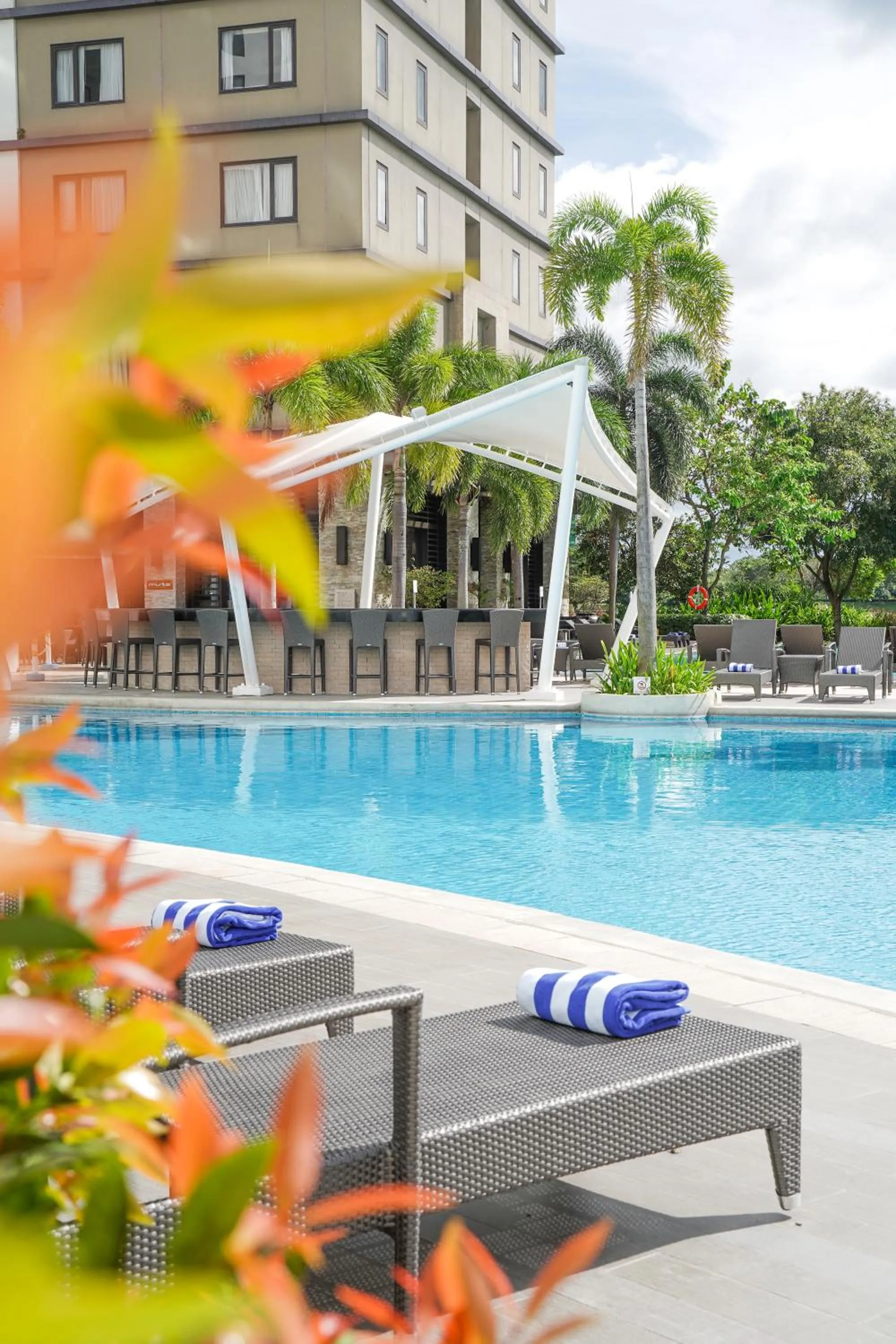 Pool view in Seda Nuvali Laguna