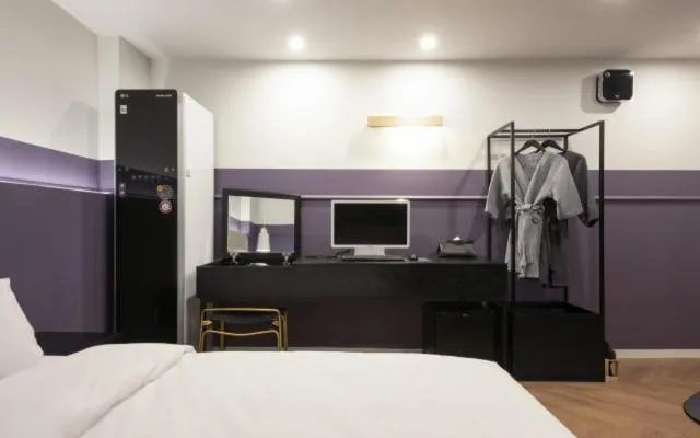 Bed in Hotel Yaja Gwangalli