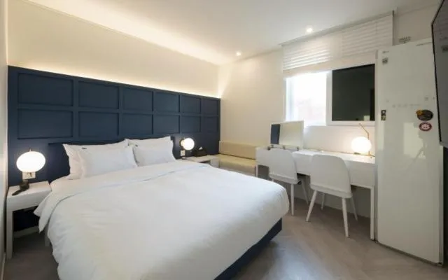 Bed in Hotel Yaja Gwangalli