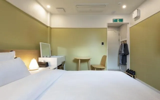 Bed in Hotel Yaja Gwangalli