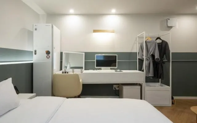 Bed in Hotel Yaja Gwangalli