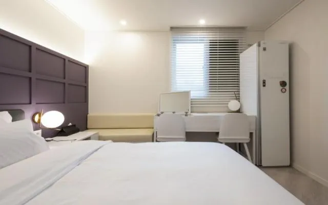 Bed in Hotel Yaja Gwangalli