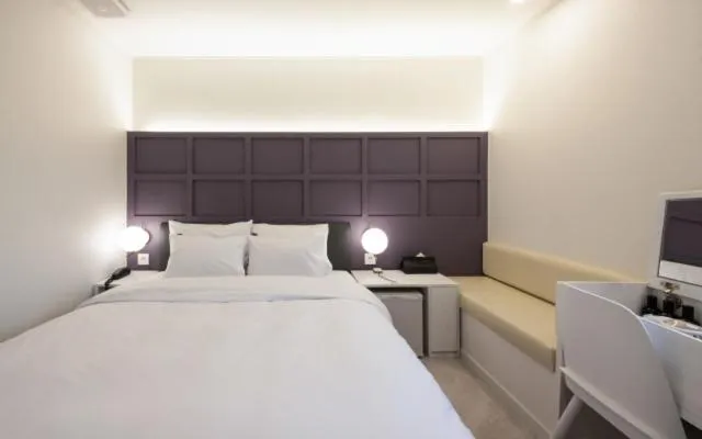 Bed in Hotel Yaja Gwangalli