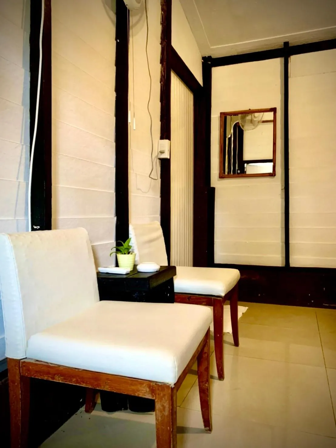 Seating area in Leaf House Bungalows SHA PLUS approved