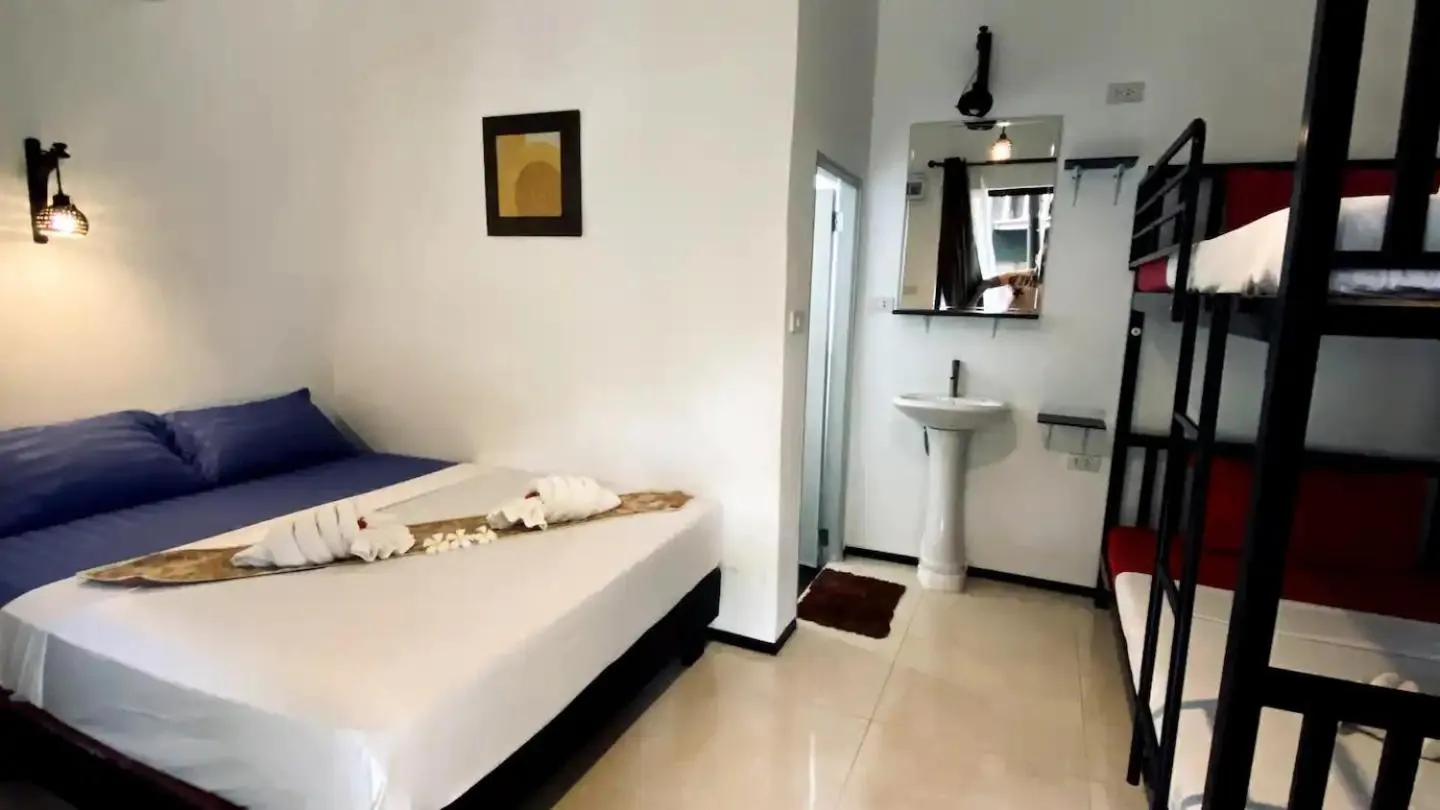 Bed in Leaf House Bungalows SHA PLUS approved