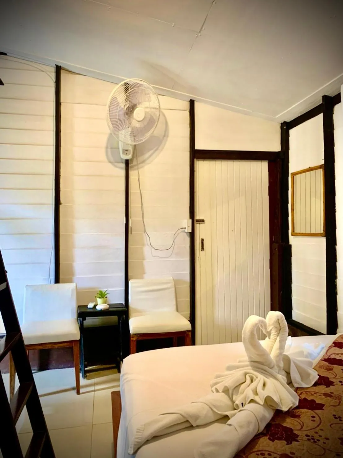 Photo of the whole room, Bed in Leaf House Bungalows SHA PLUS approved