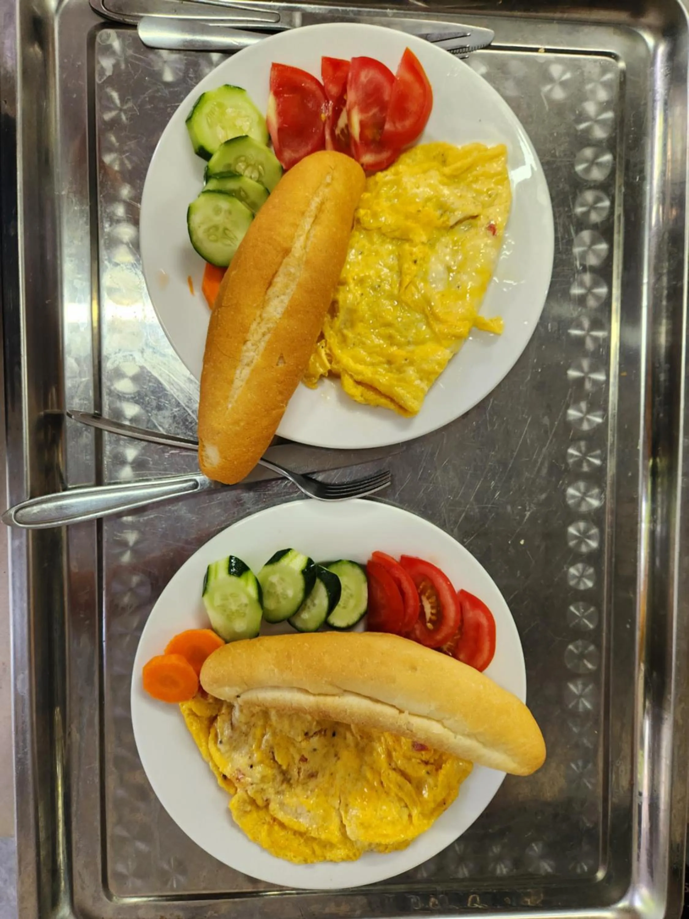 Breakfast in Catba Papillon Garden Bungalows & Resort