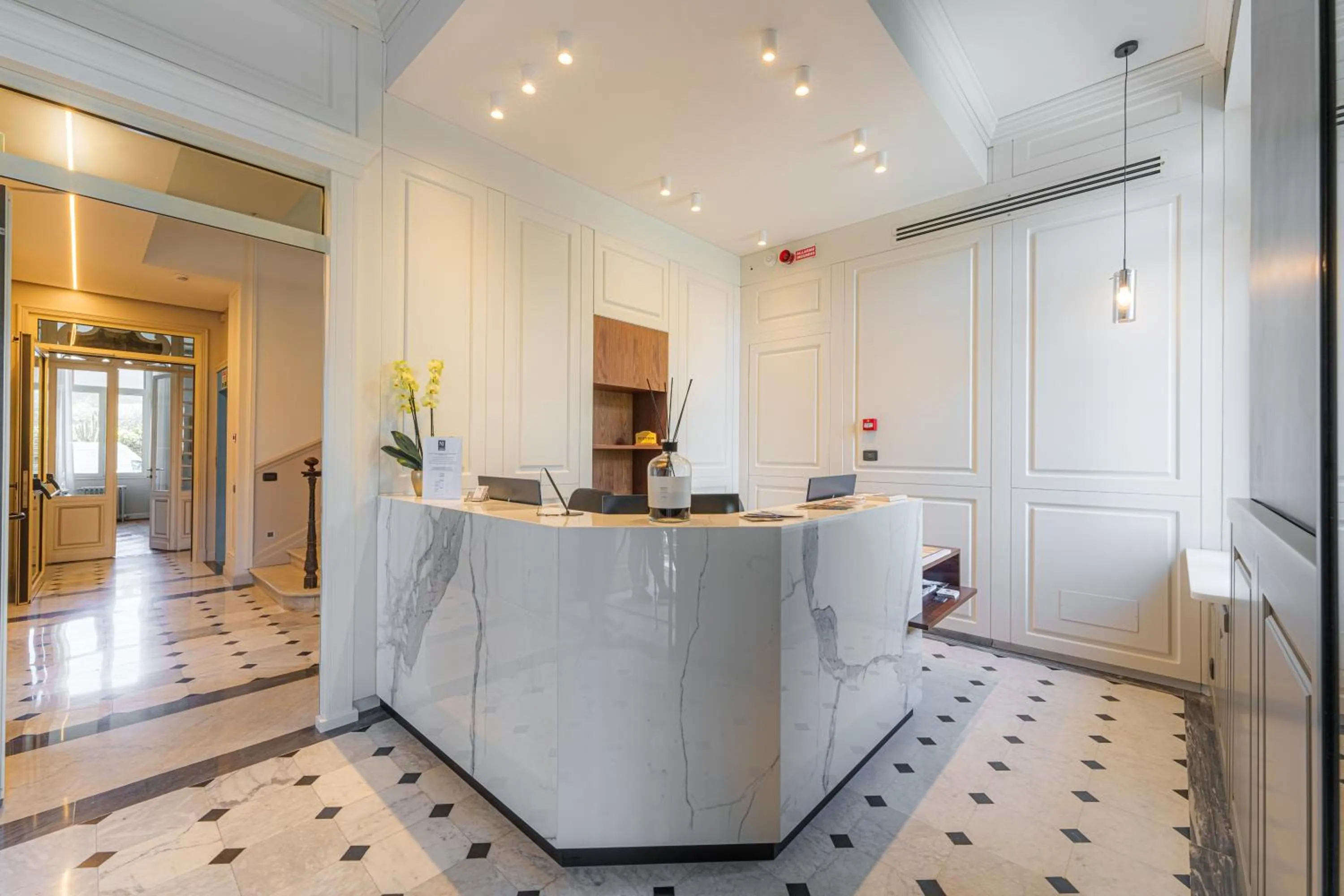 Lobby or reception in Hotel Villa Levi