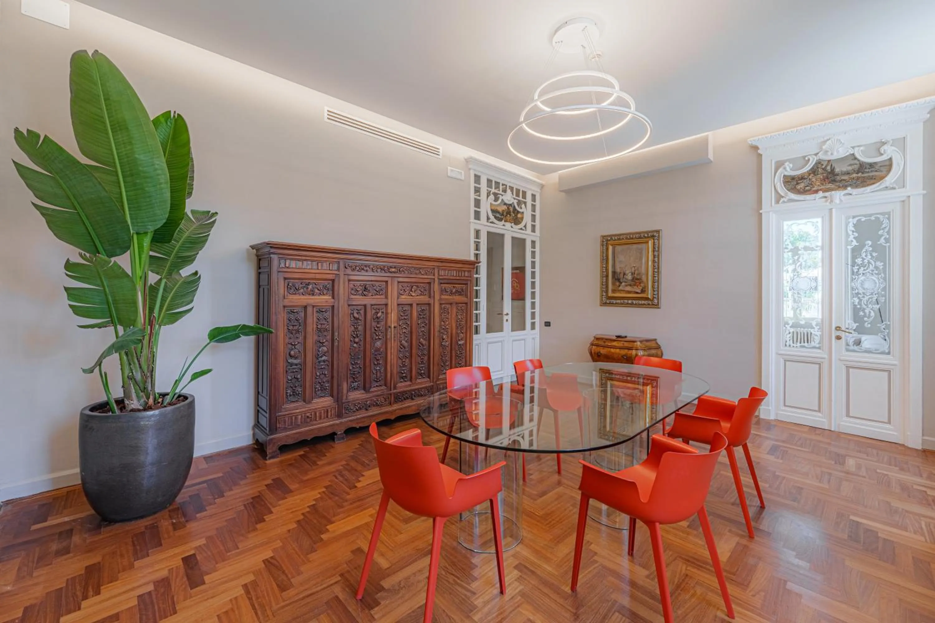 Communal lounge/ TV room in Hotel Villa Levi