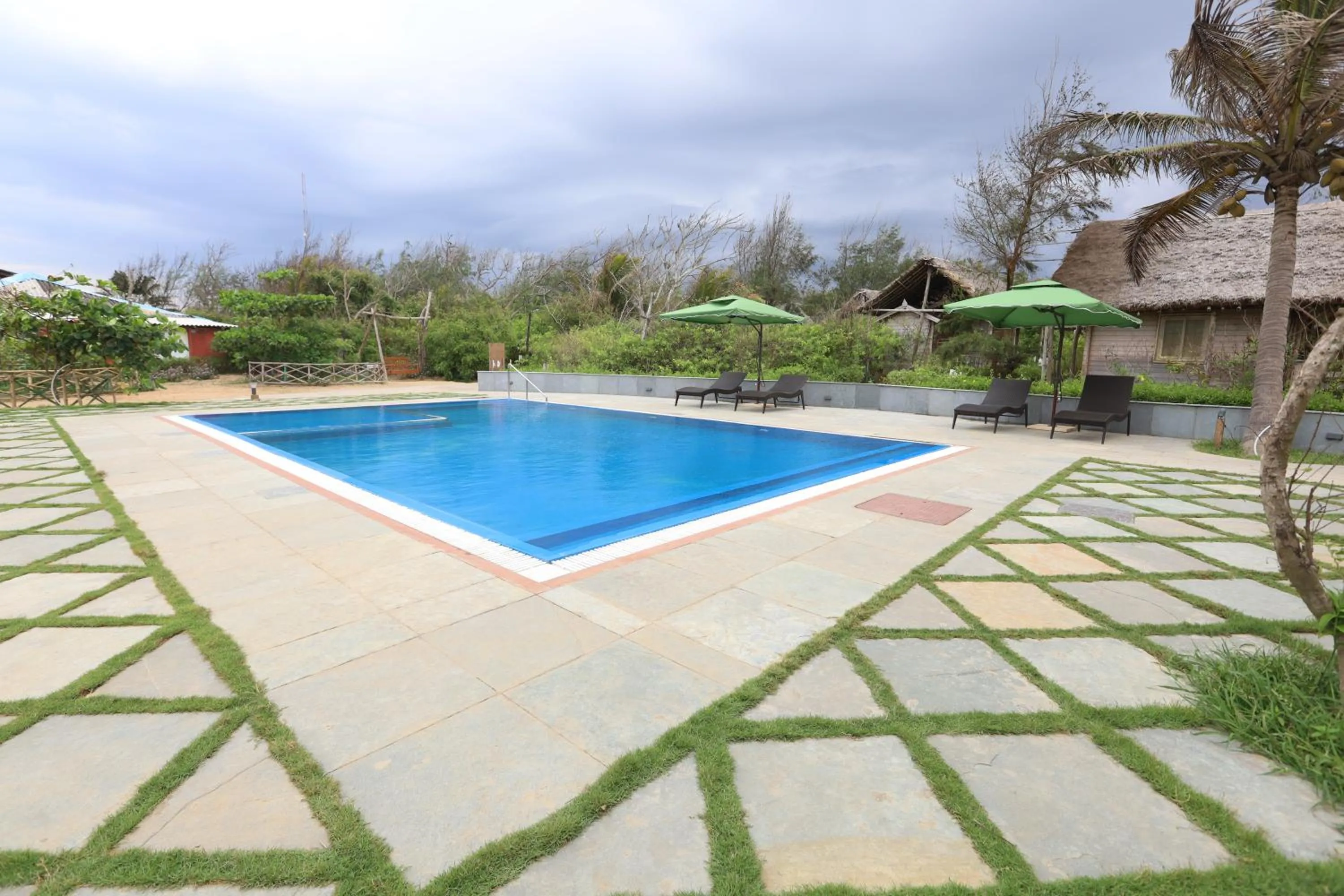 Swimming pool in Lotus an Eco Resort Konark
