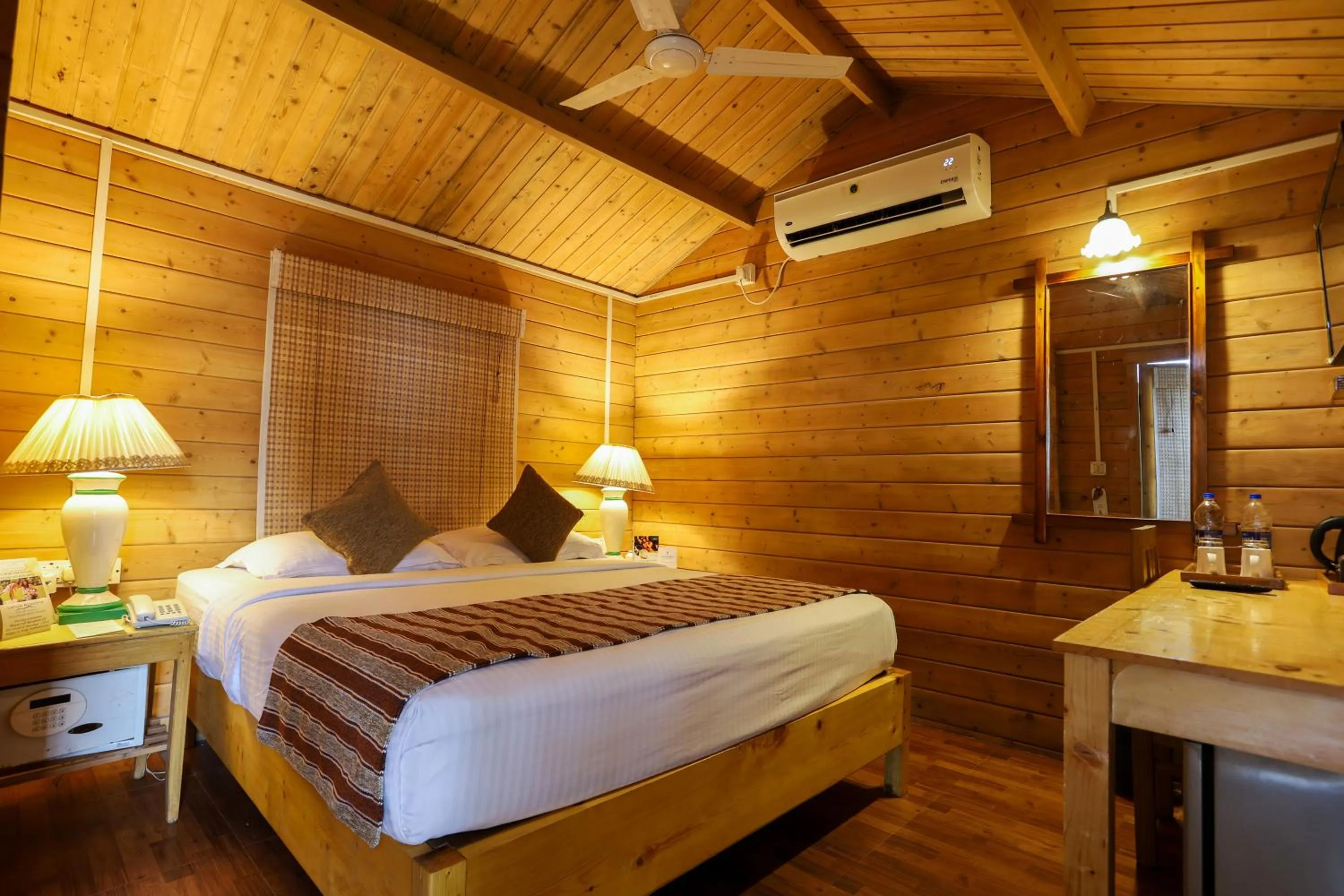 Bed in Lotus an Eco Resort Konark