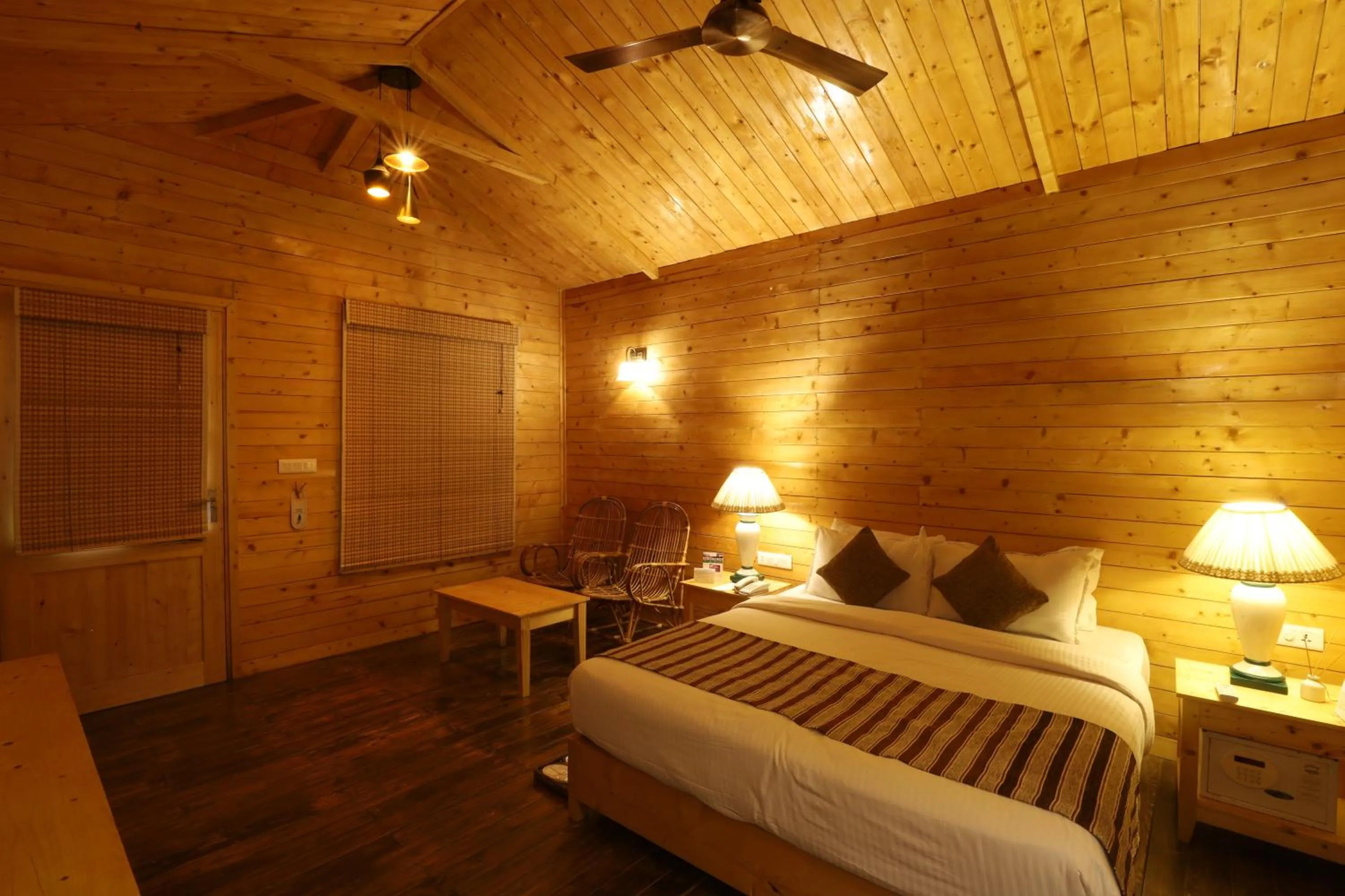 Bed in Lotus an Eco Resort Konark