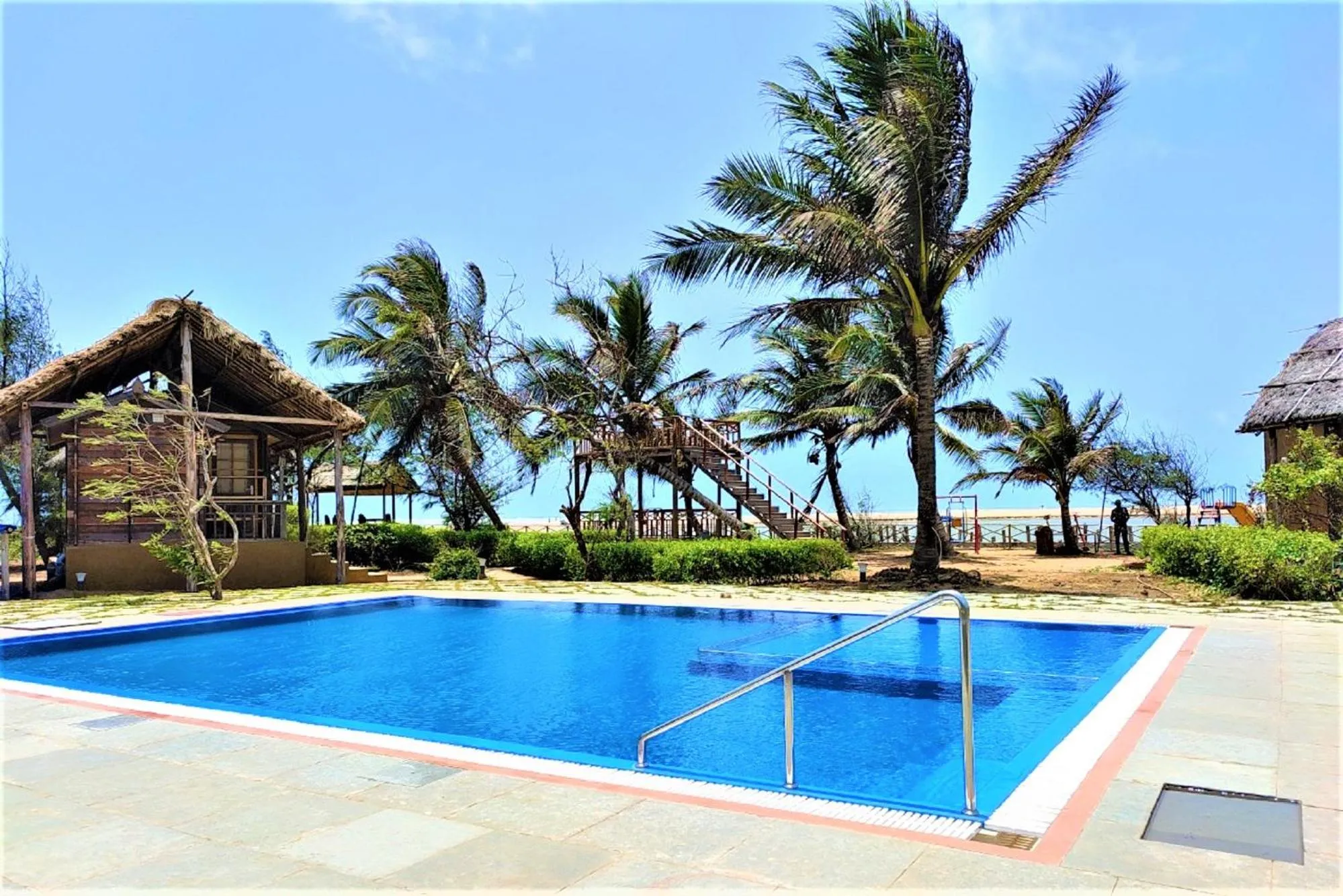 Swimming pool in Lotus an Eco Resort Konark