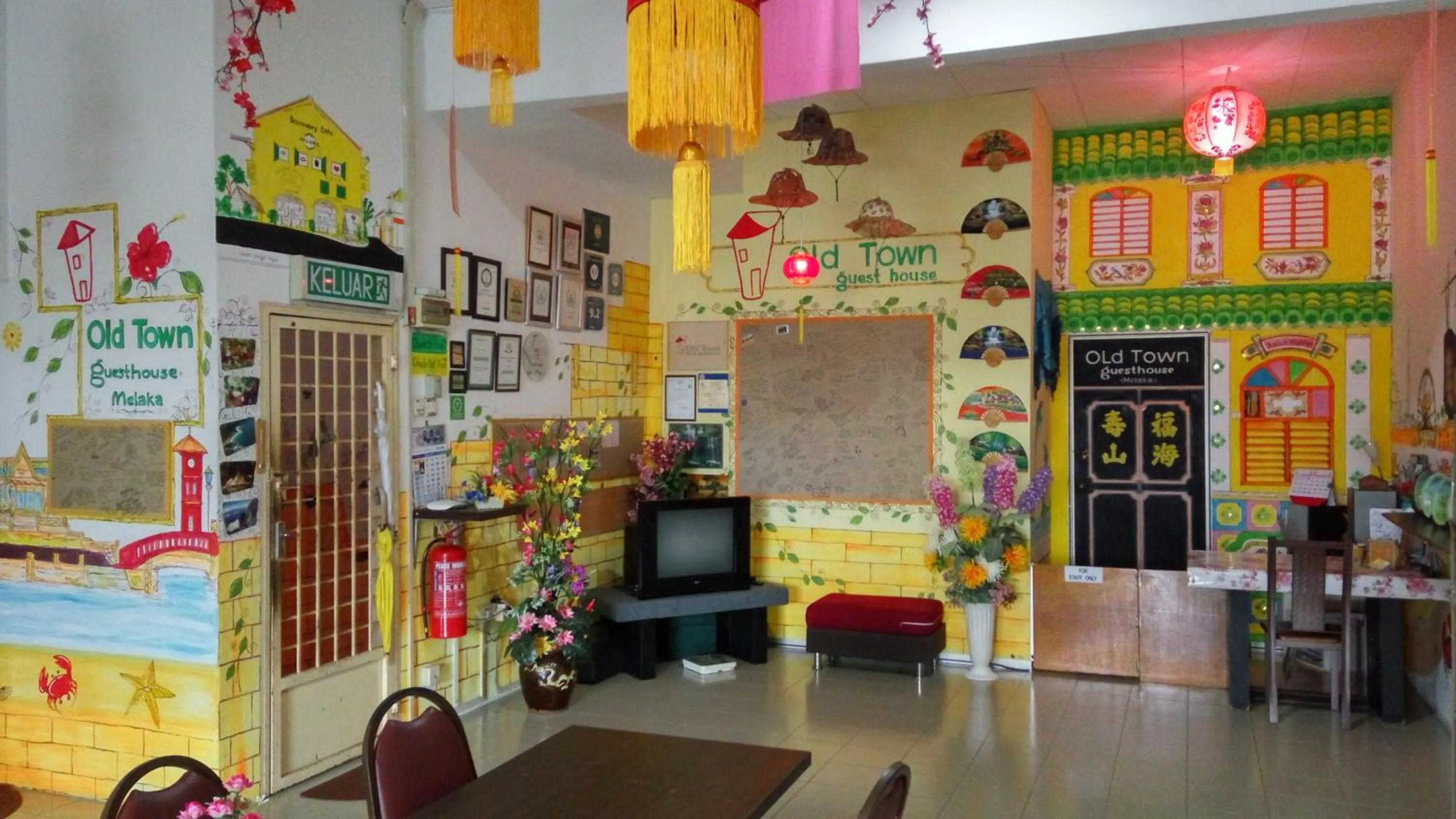 Lobby or reception in Old Town Guest House