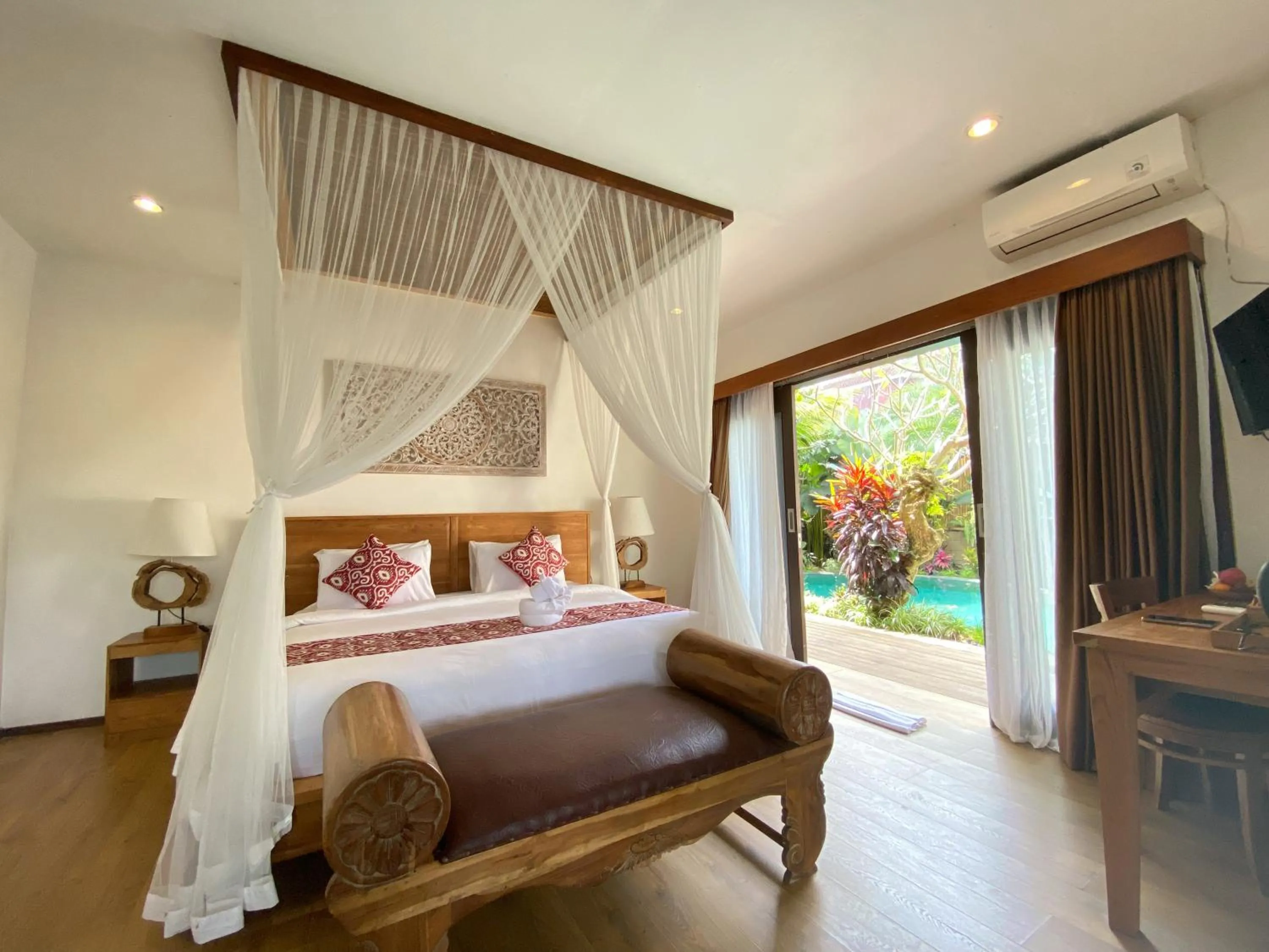 Bed in Uma Linggah Resort by Puri Signatures