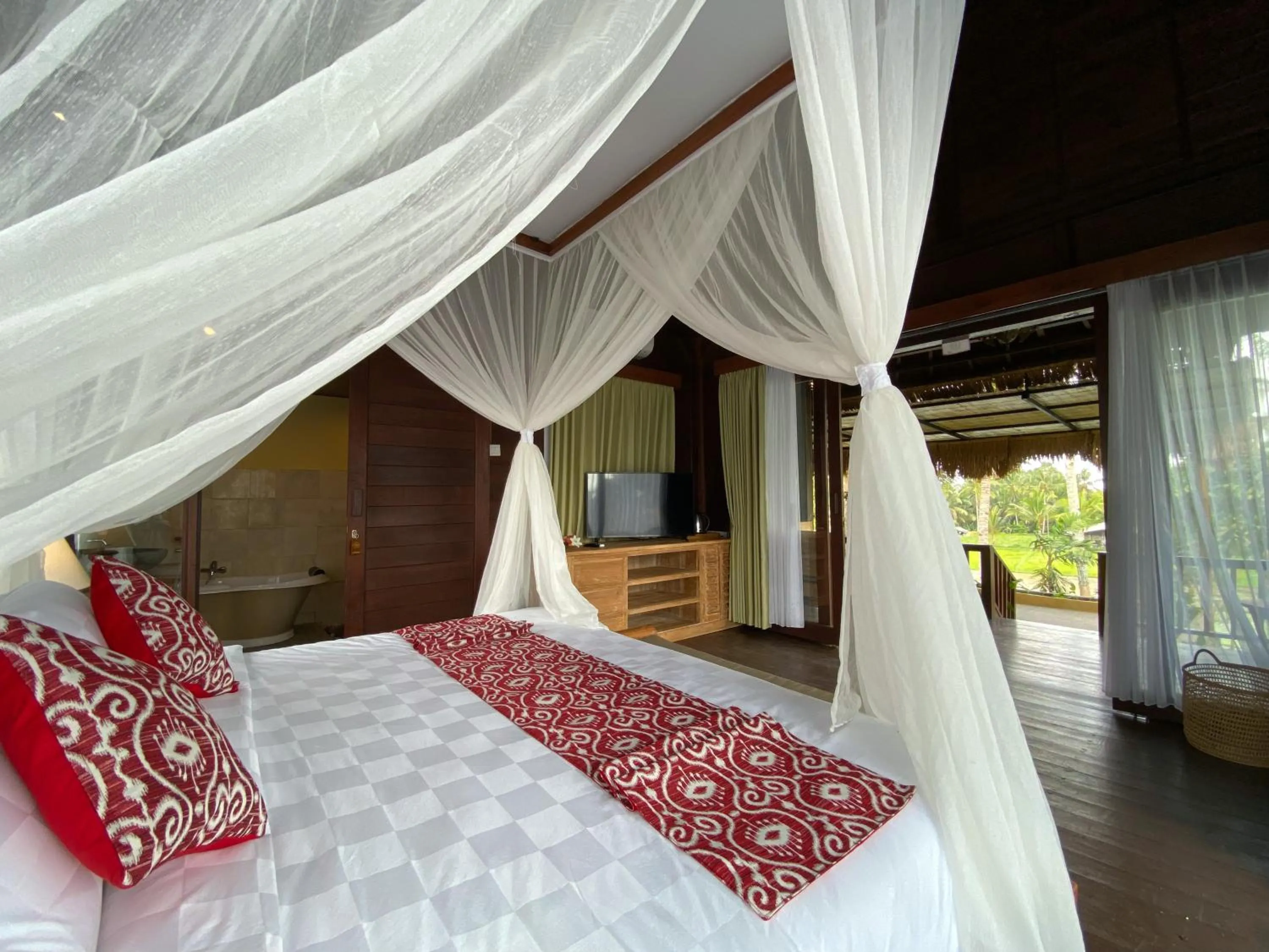 Bed in Uma Linggah Resort by Puri Signatures