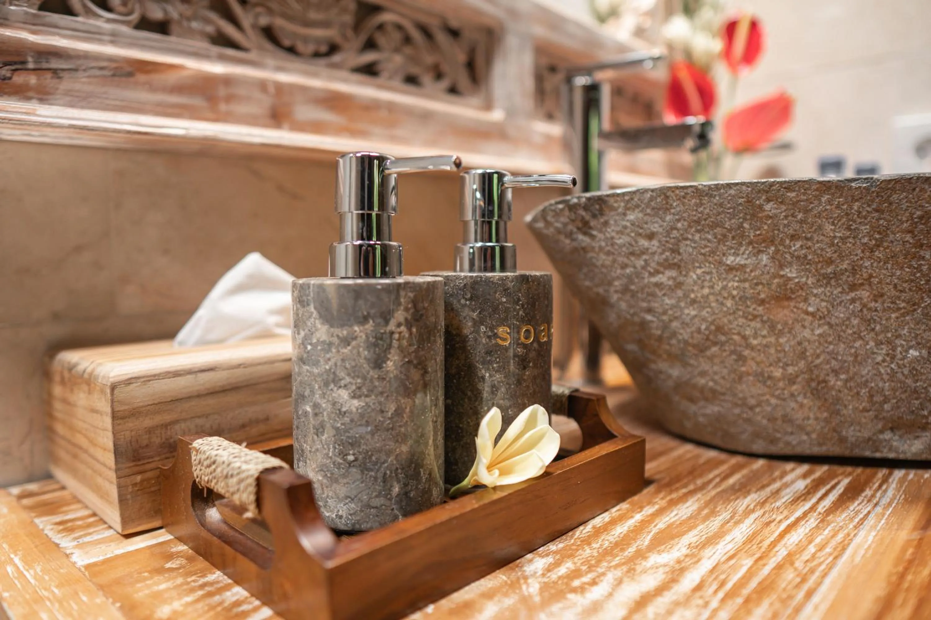 Bathroom in Uma Linggah Resort by Puri Signatures