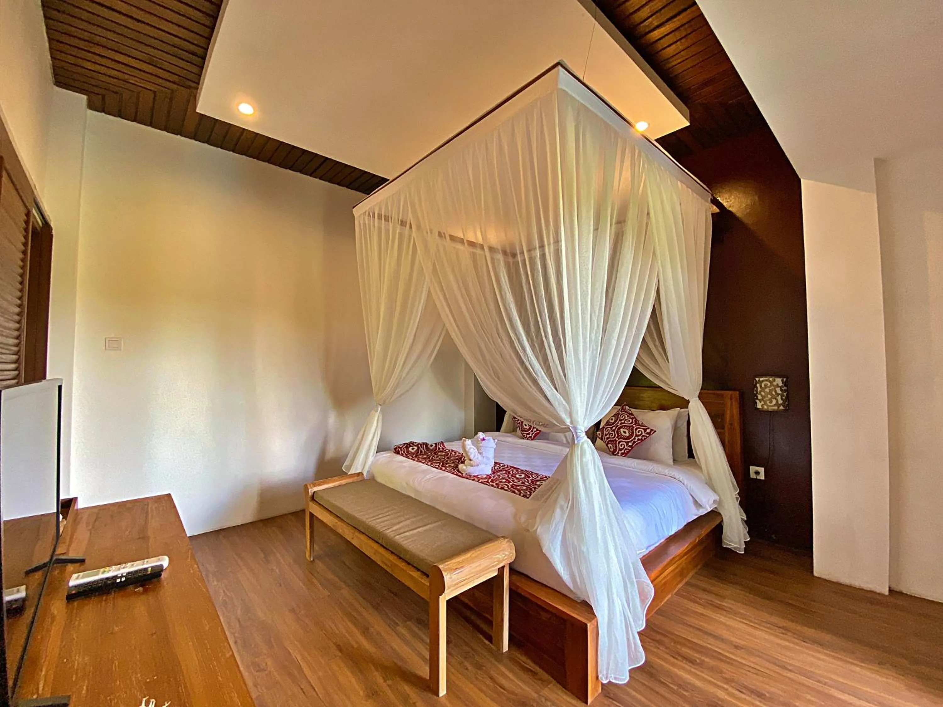 Bedroom, Bed in Uma Linggah Resort by Puri Signatures