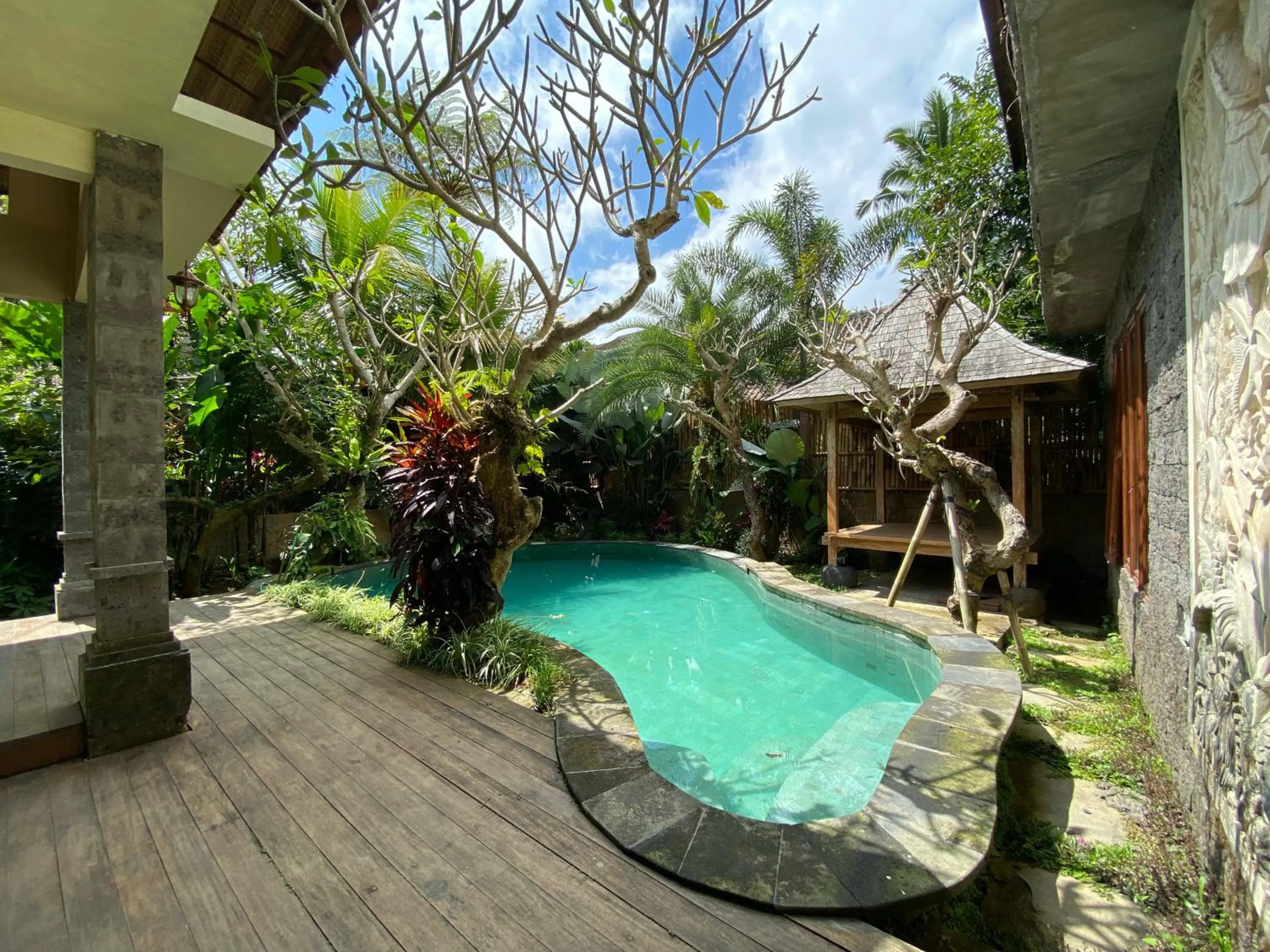 Pool view in Uma Linggah Resort by Puri Signatures