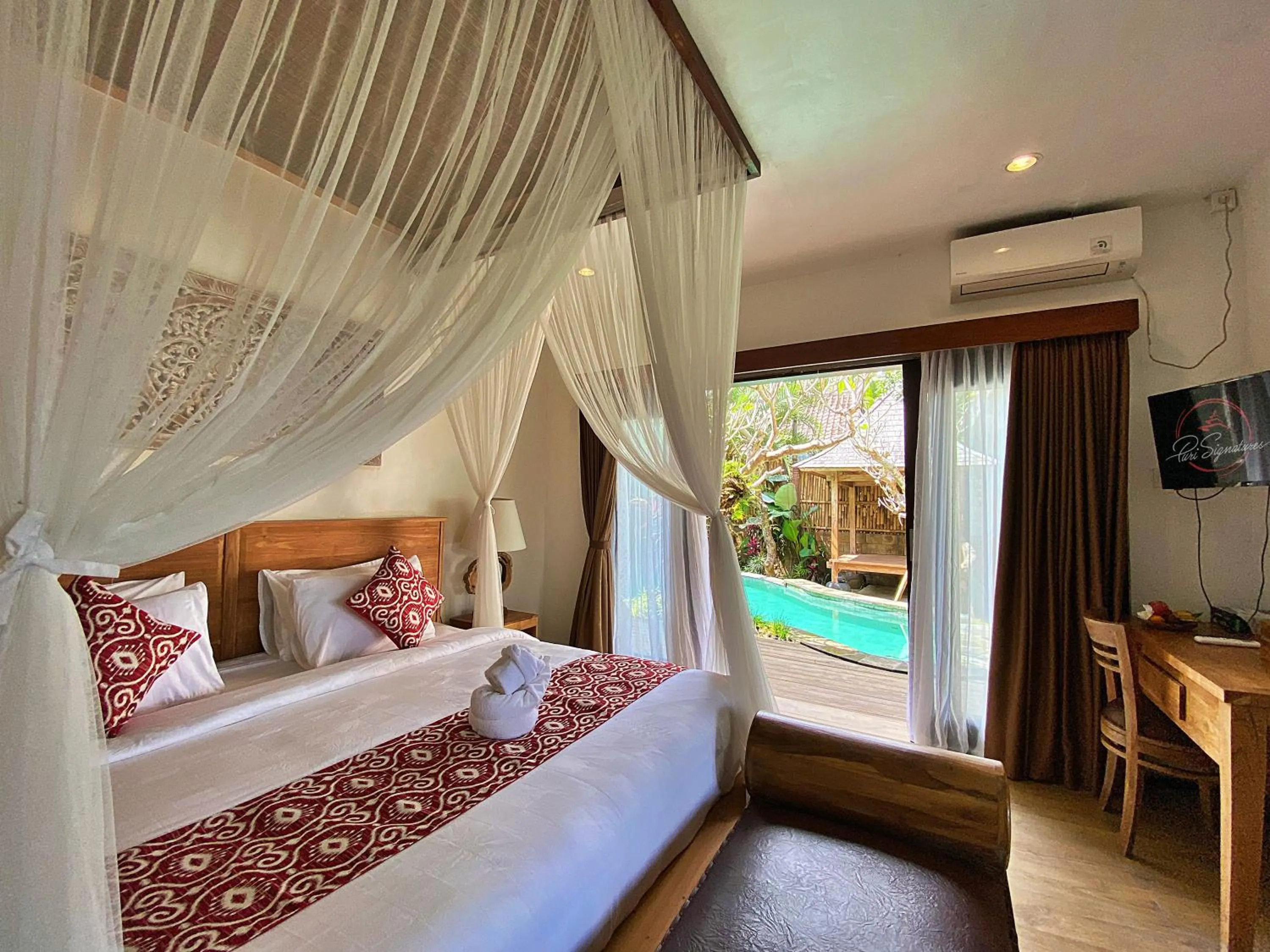 Bed in Uma Linggah Resort by Puri Signatures