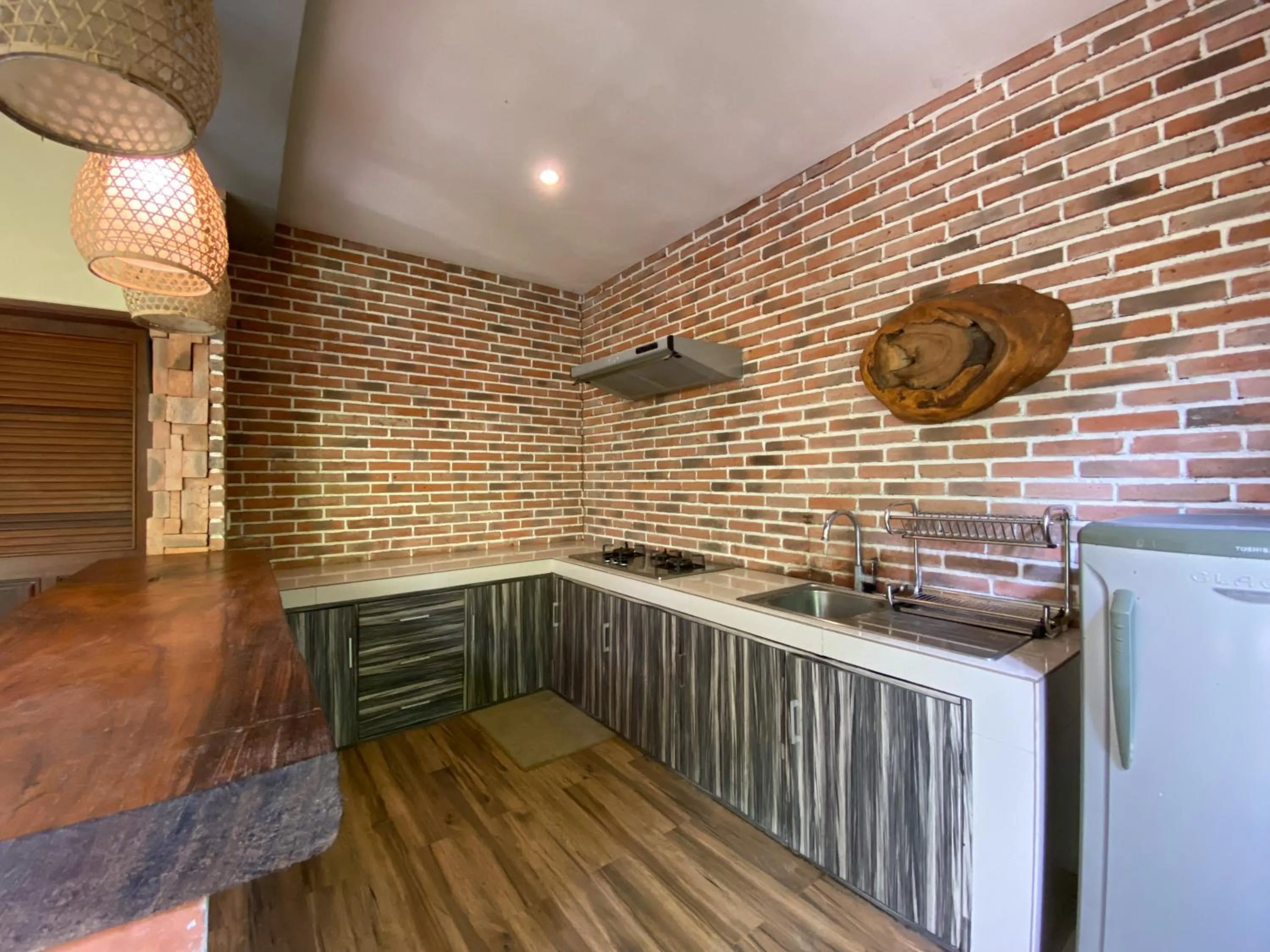 Kitchen or kitchenette in Uma Linggah Resort by Puri Signatures