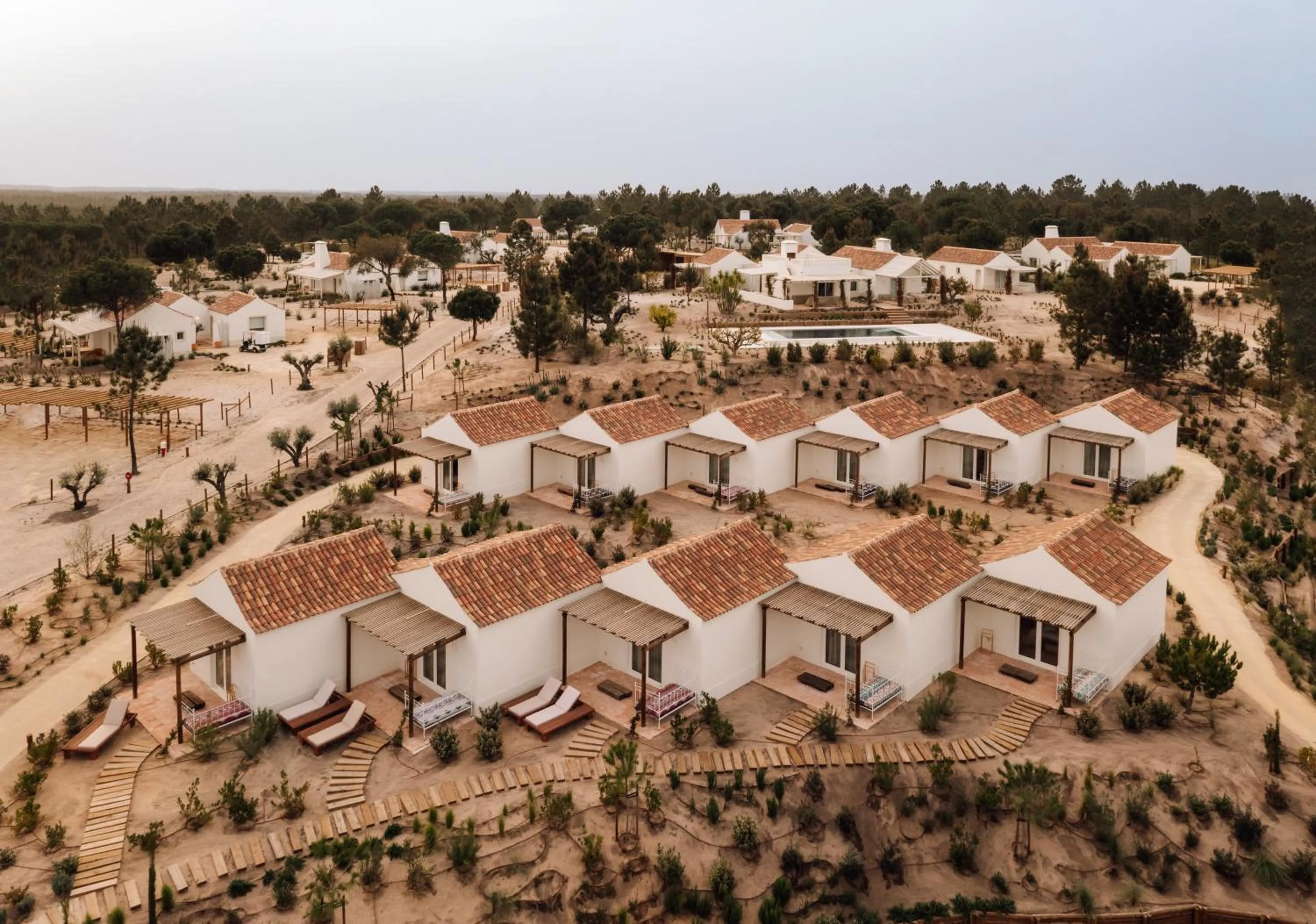 Bird's eye view in Independente Comporta