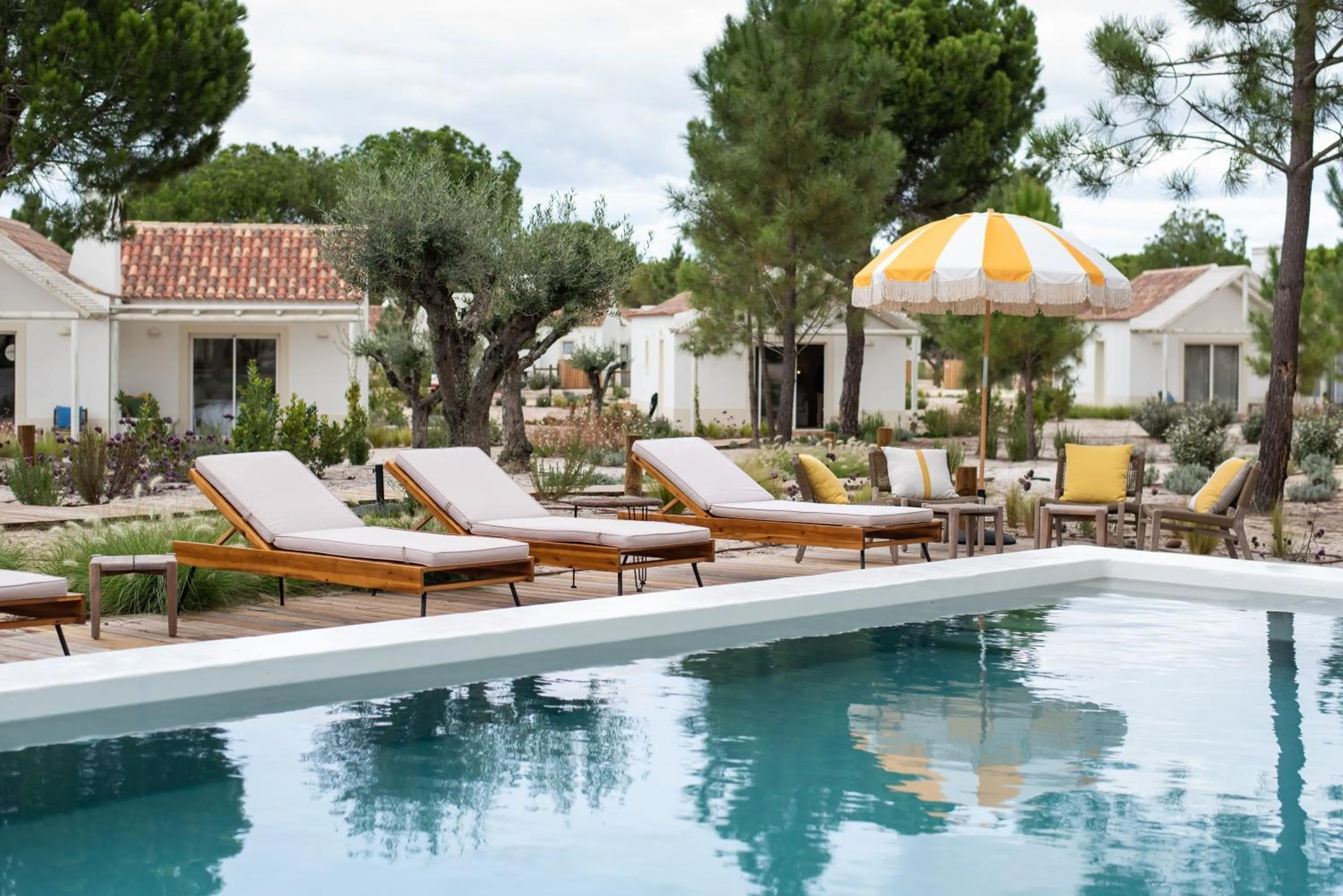 Pool view in Independente Comporta