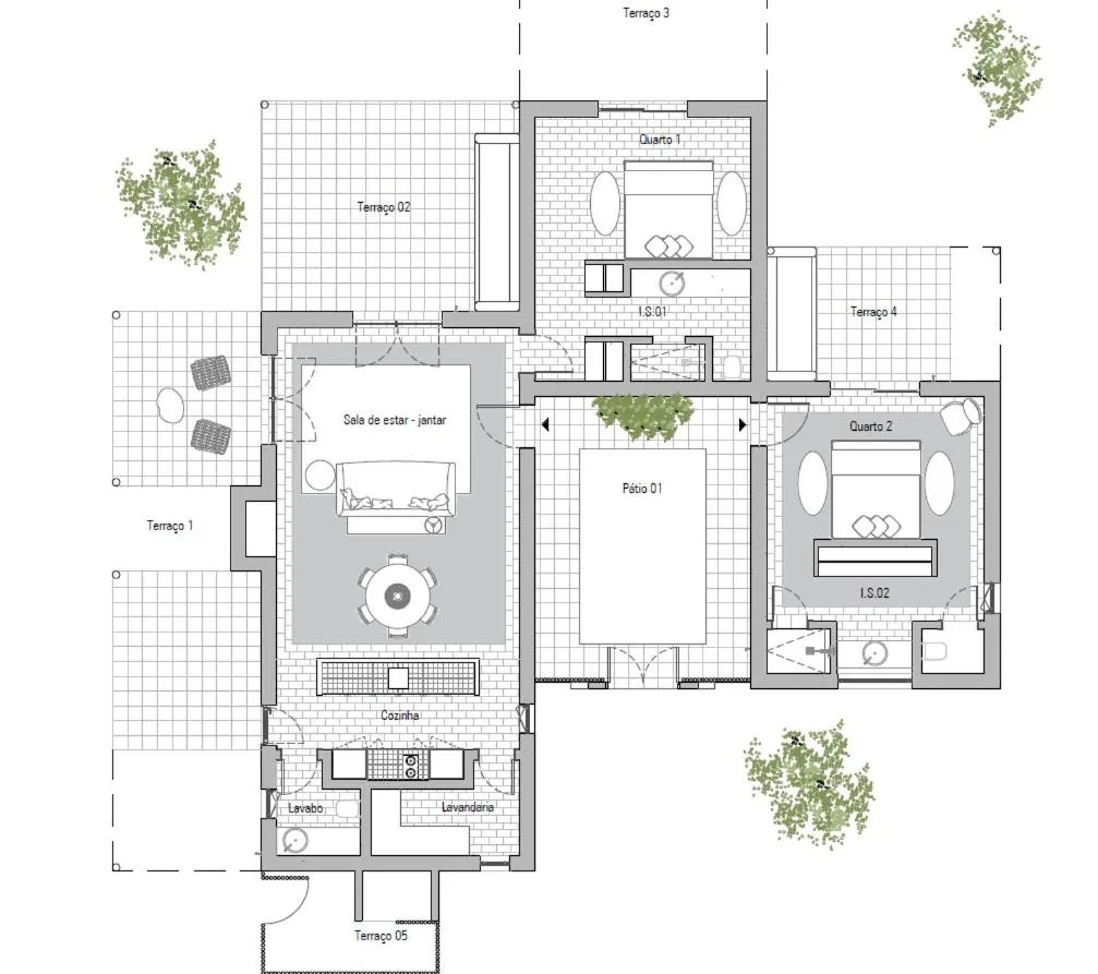 Floor plan in Independente Comporta