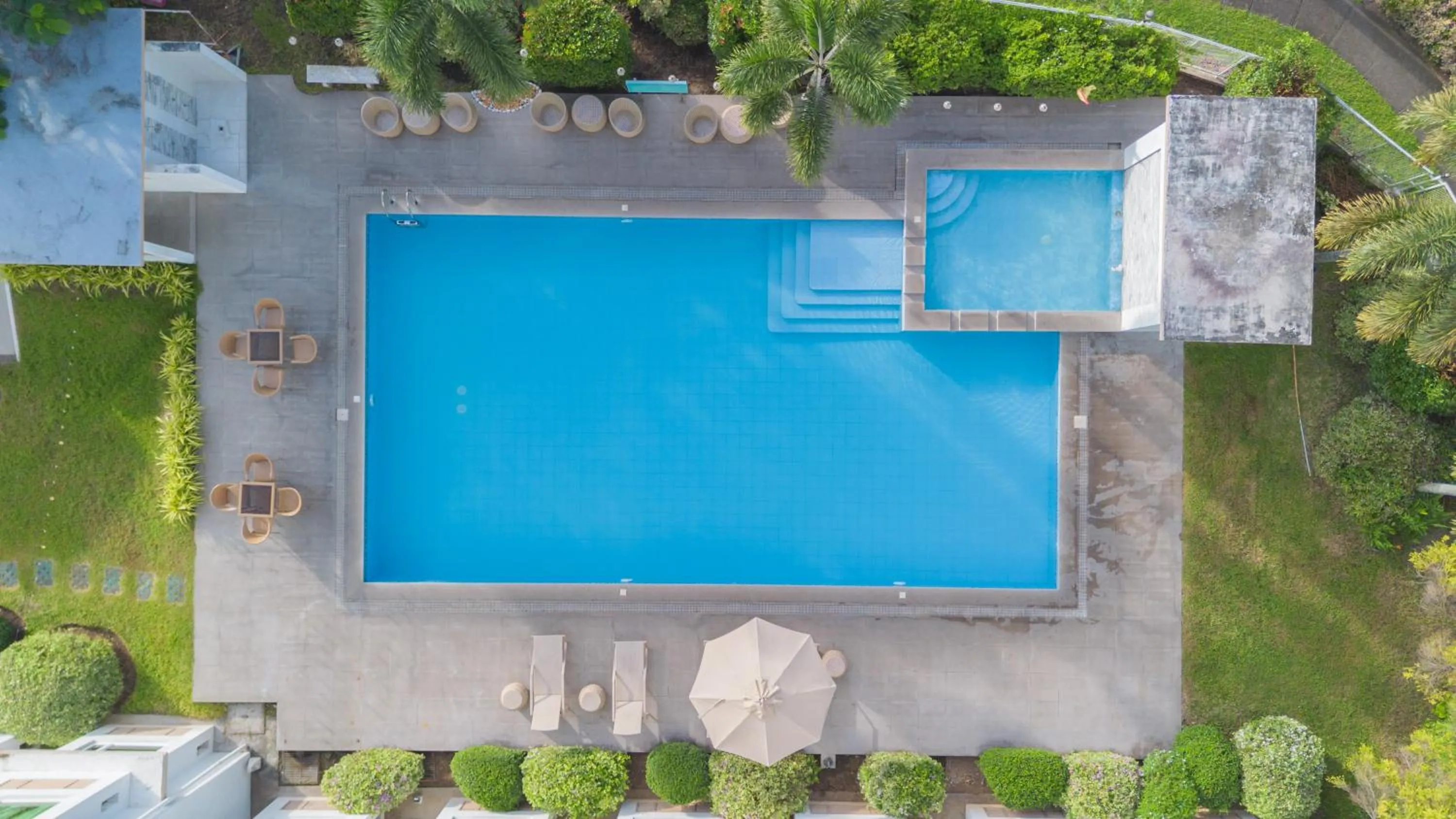 Pool view in Microtel by Wyndham South Forbes near Nuvali