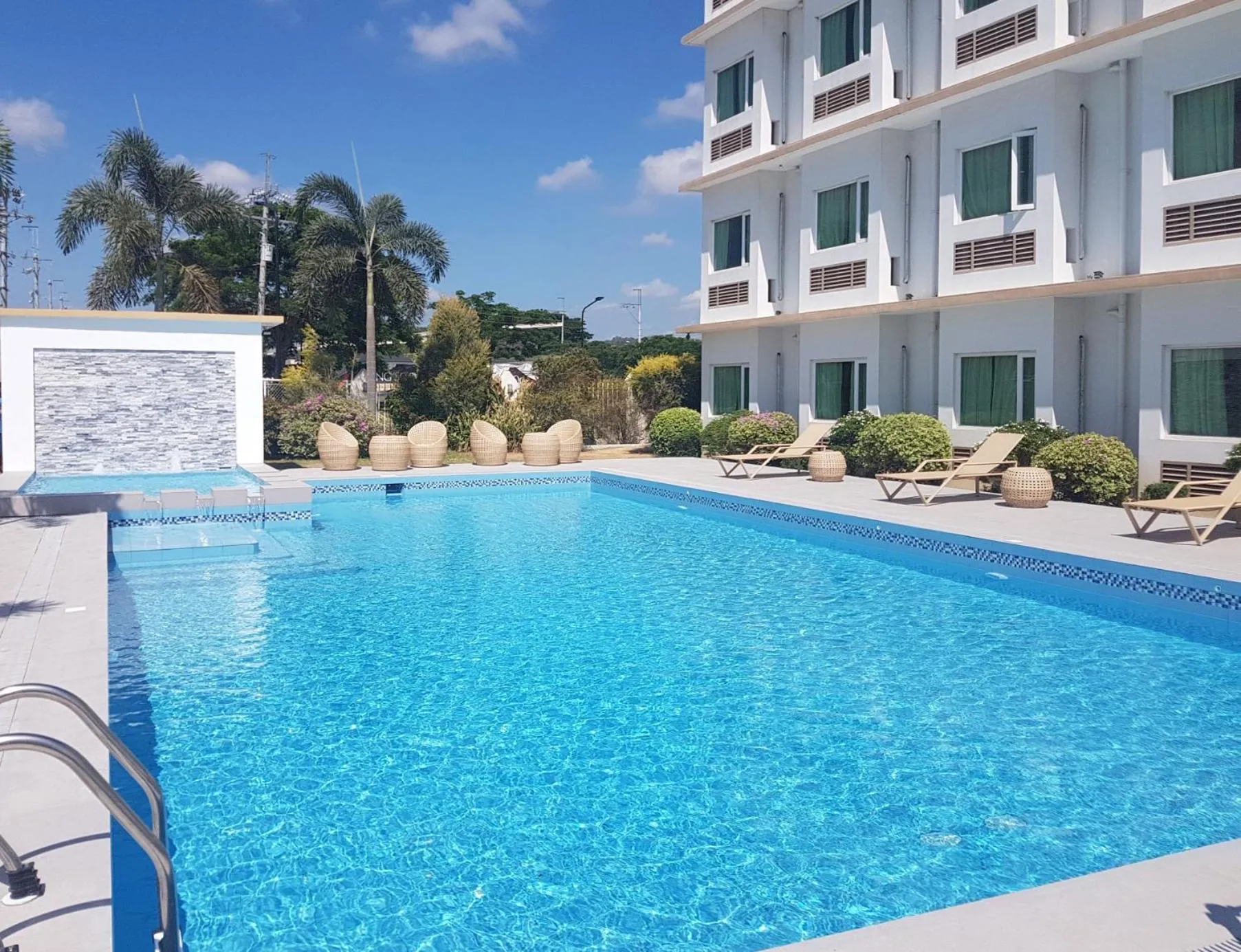 Swimming pool in Microtel by Wyndham South Forbes near Nuvali