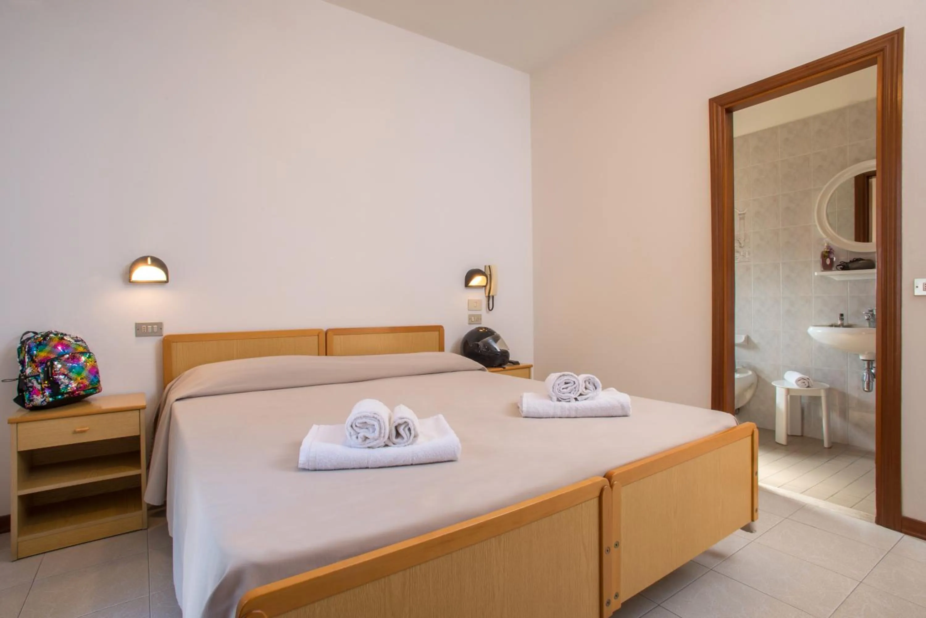 Photo of the whole room, Bed in Hotel Maioli - Colazione XXL fino alle 12