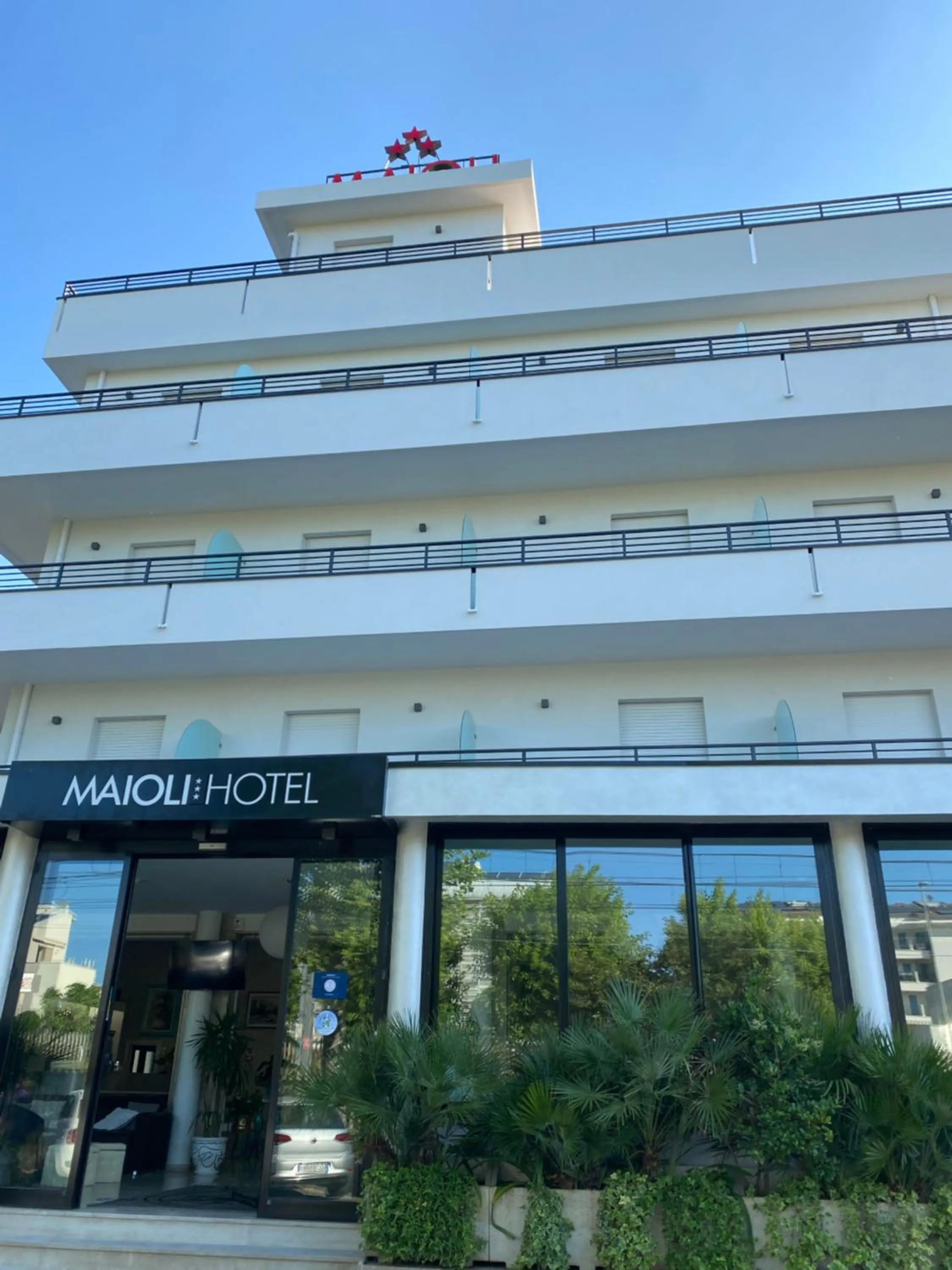 Property building in Hotel Maioli - Colazione XXL fino alle 12