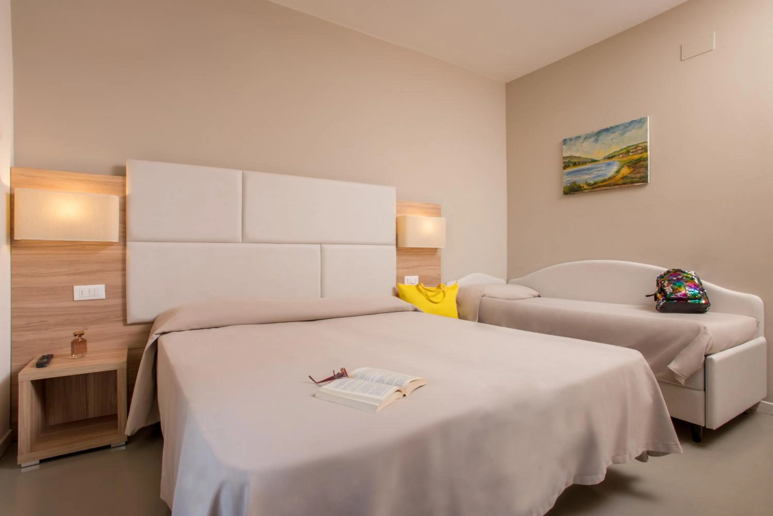 Photo of the whole room, Bed in Hotel Maioli - Colazione XXL fino alle 12