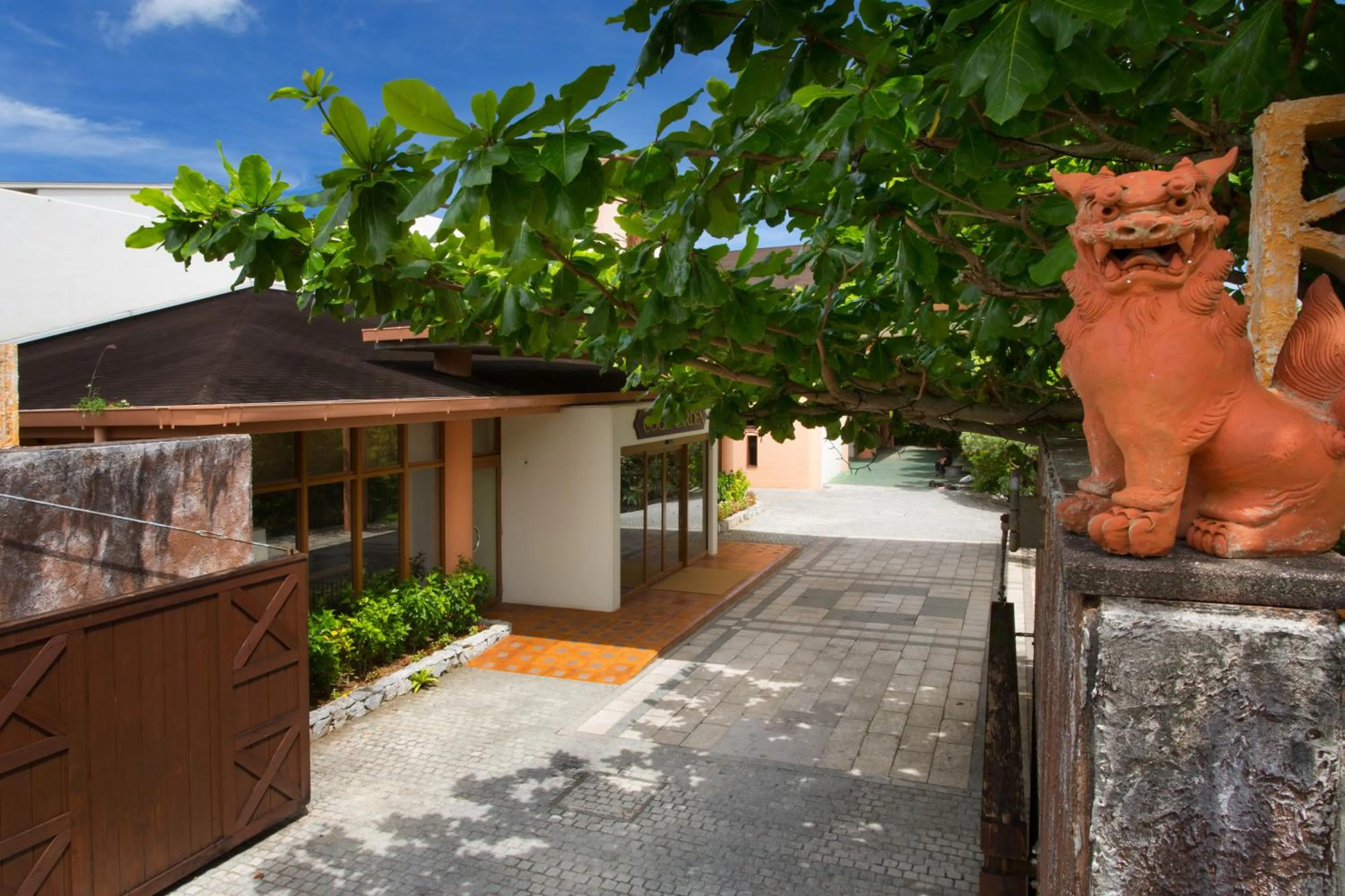 Facade/entrance in Coco Garden Resort Okinawa