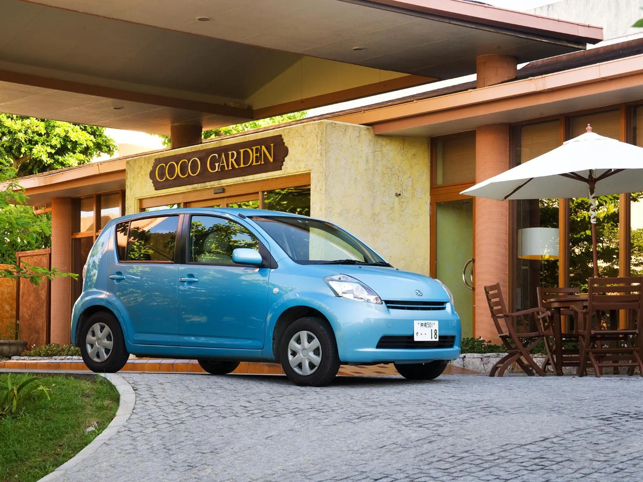 Facade/entrance in Coco Garden Resort Okinawa