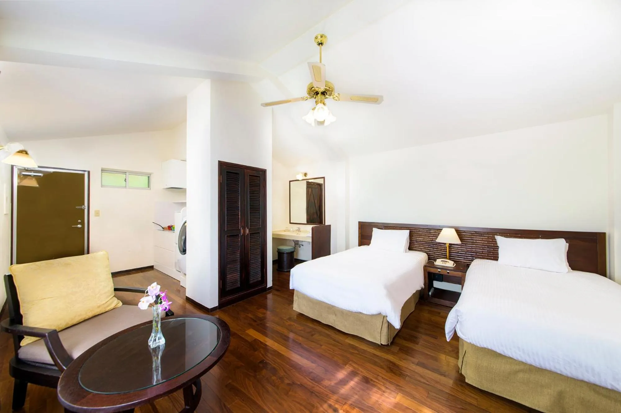 Bed in Coco Garden Resort Okinawa