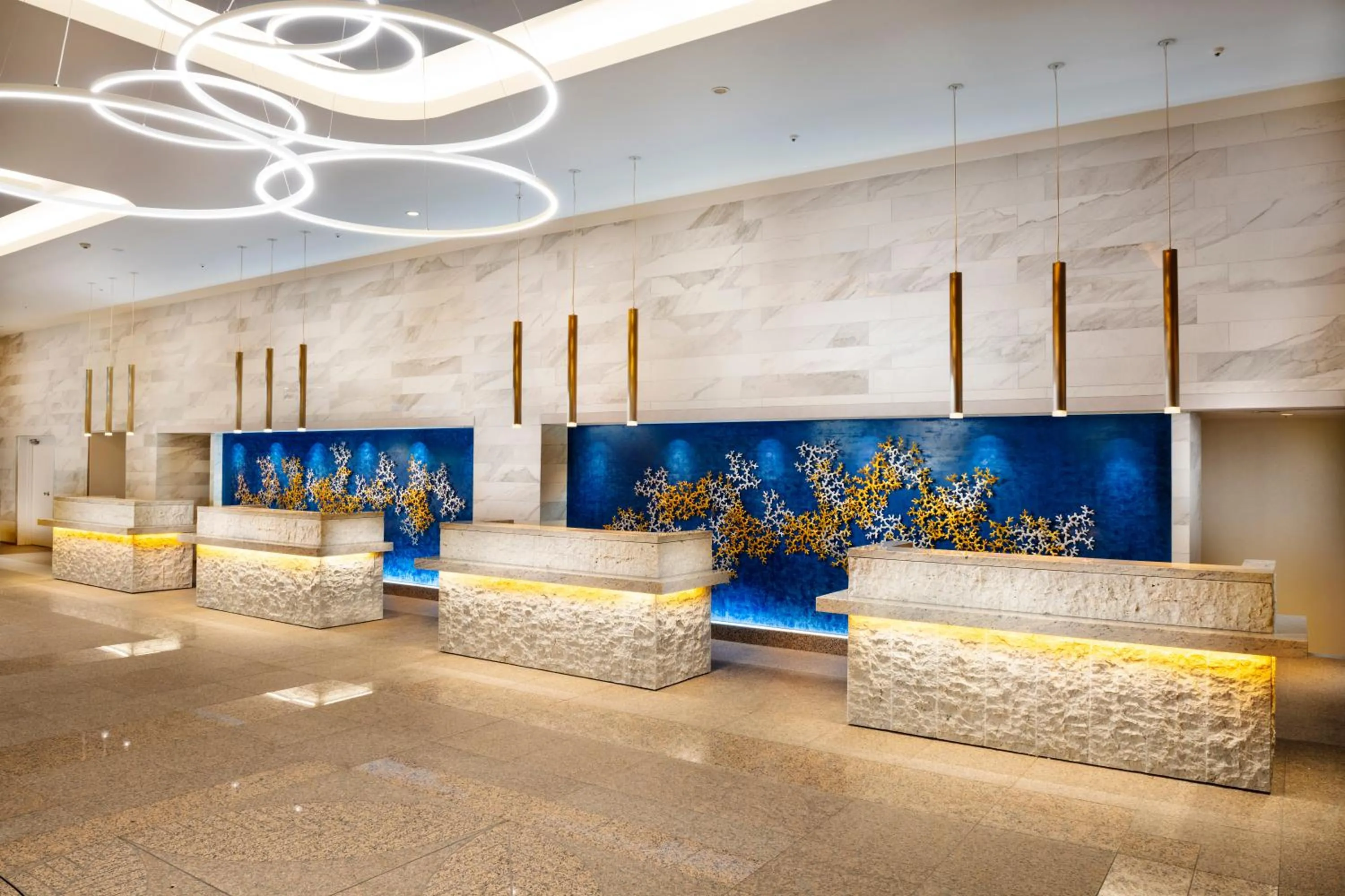 Lobby or reception in Renaissance Okinawa Resort
