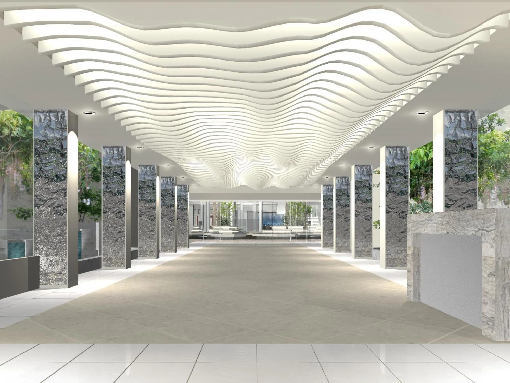 Facade/entrance in Renaissance Okinawa Resort