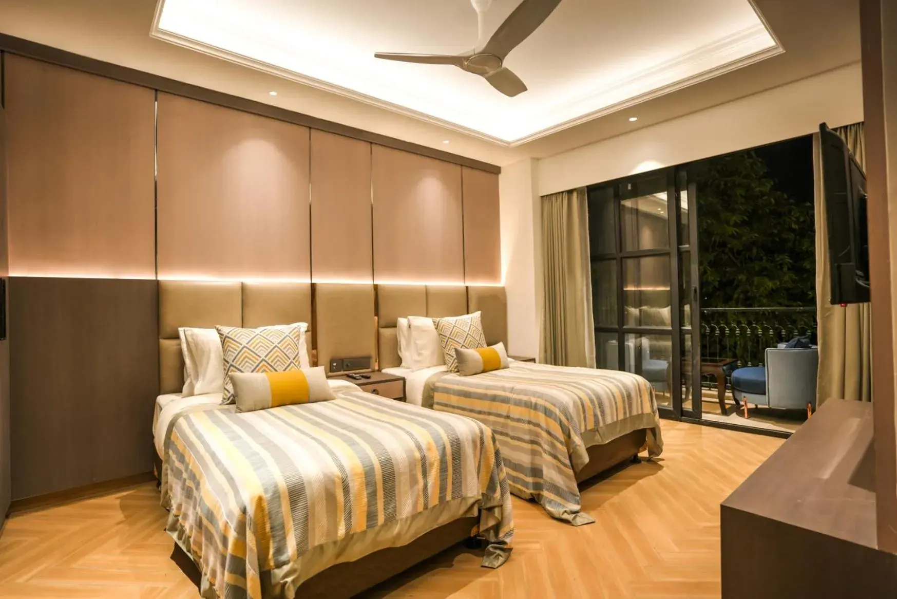 Twin Room with Balcony in Atithi House Twin Room with Balcony in Atithi House