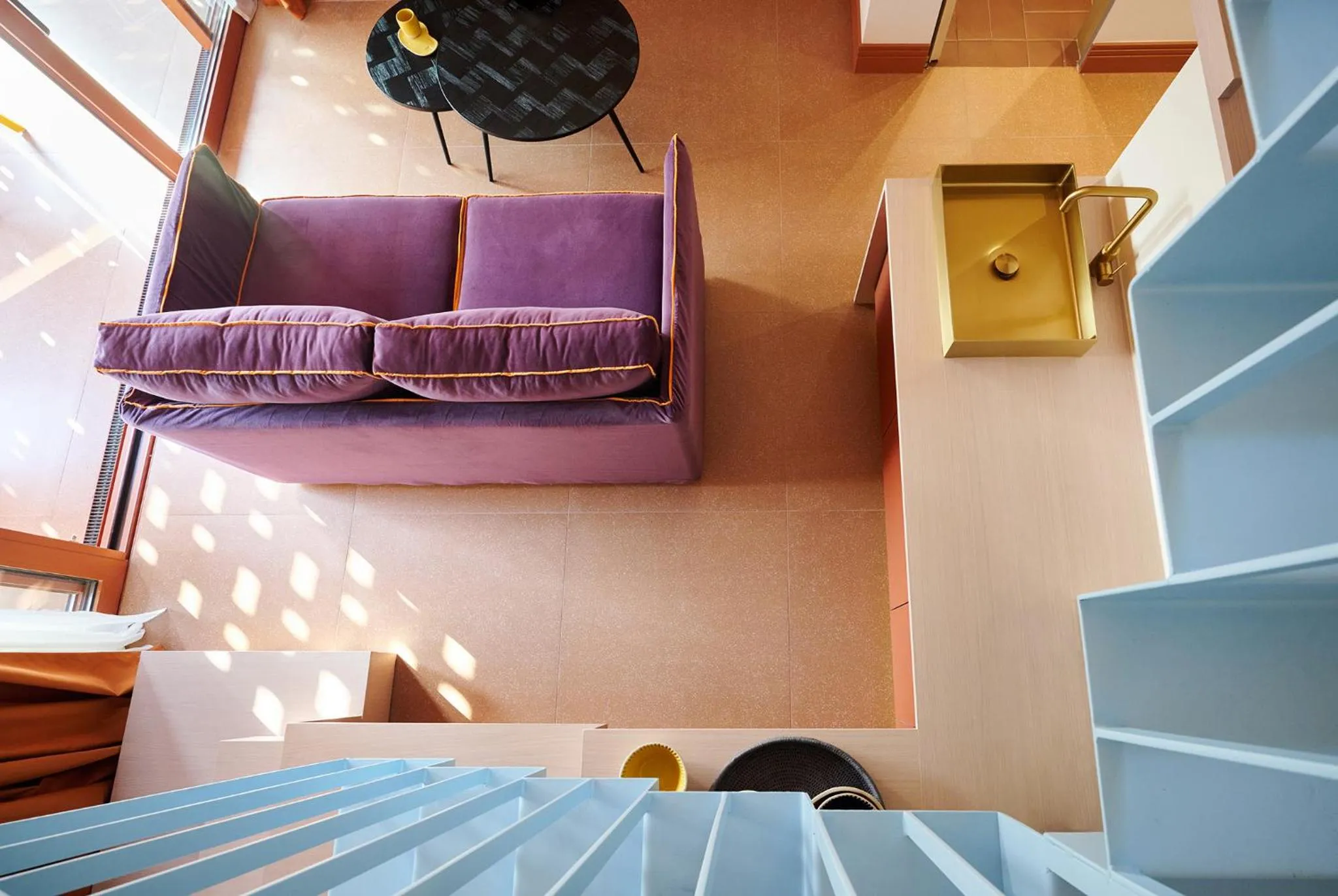 Living room in LOOM ATHENS