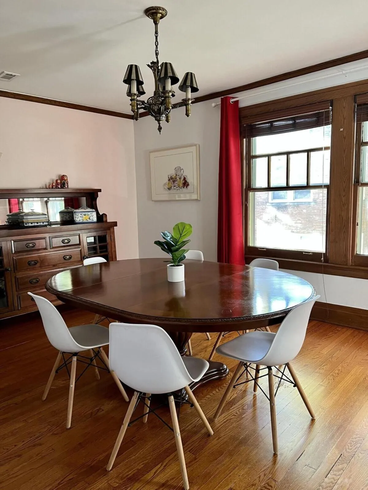 Dining area in Historic Oak Park Residence