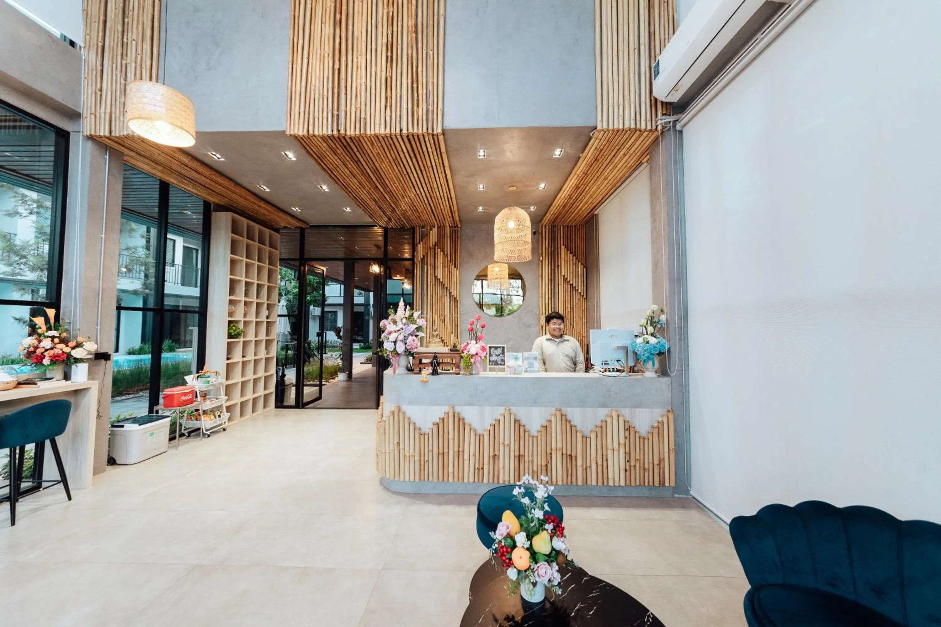 Lobby or reception in Phu sakon ville hotel