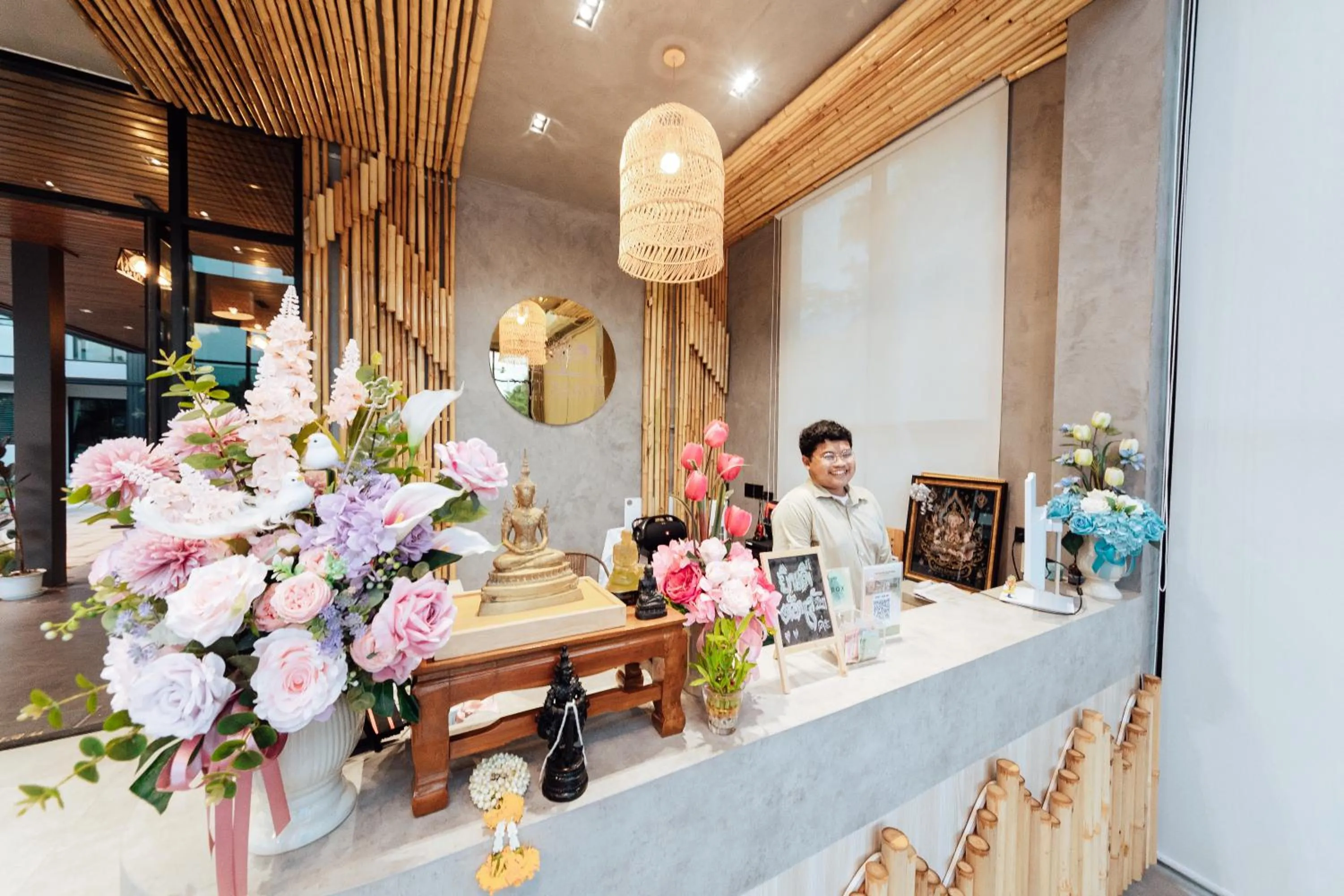 Lobby or reception in Phu sakon ville hotel