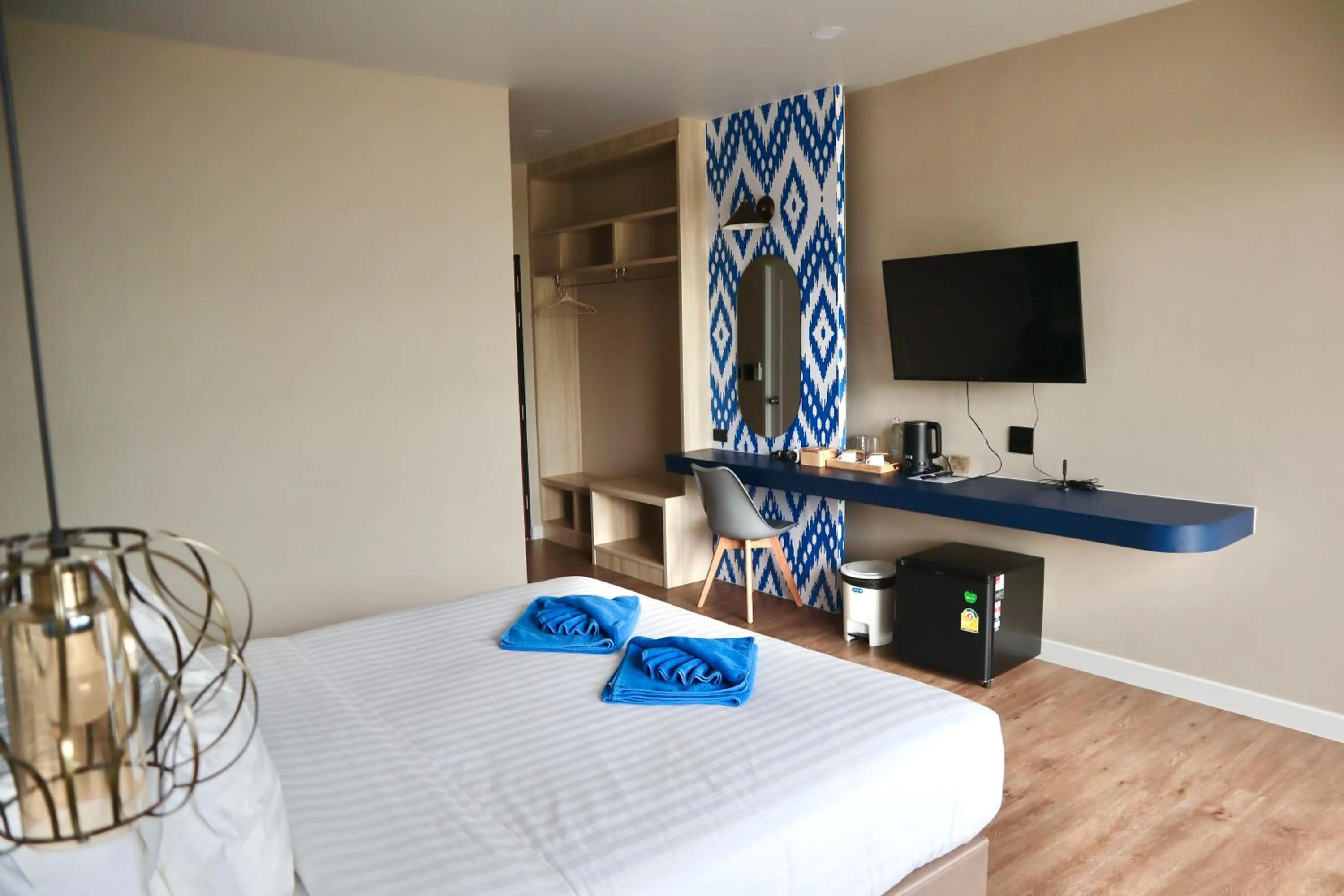 Photo of the whole room, Bed in Phu sakon ville hotel