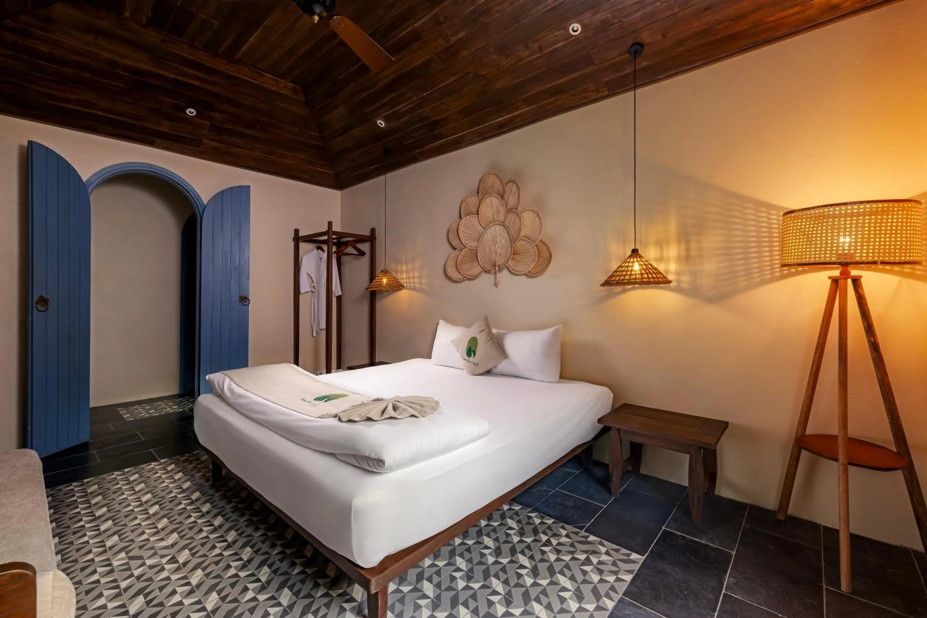 Bed in Tam Coc Retreat Ninh Binh