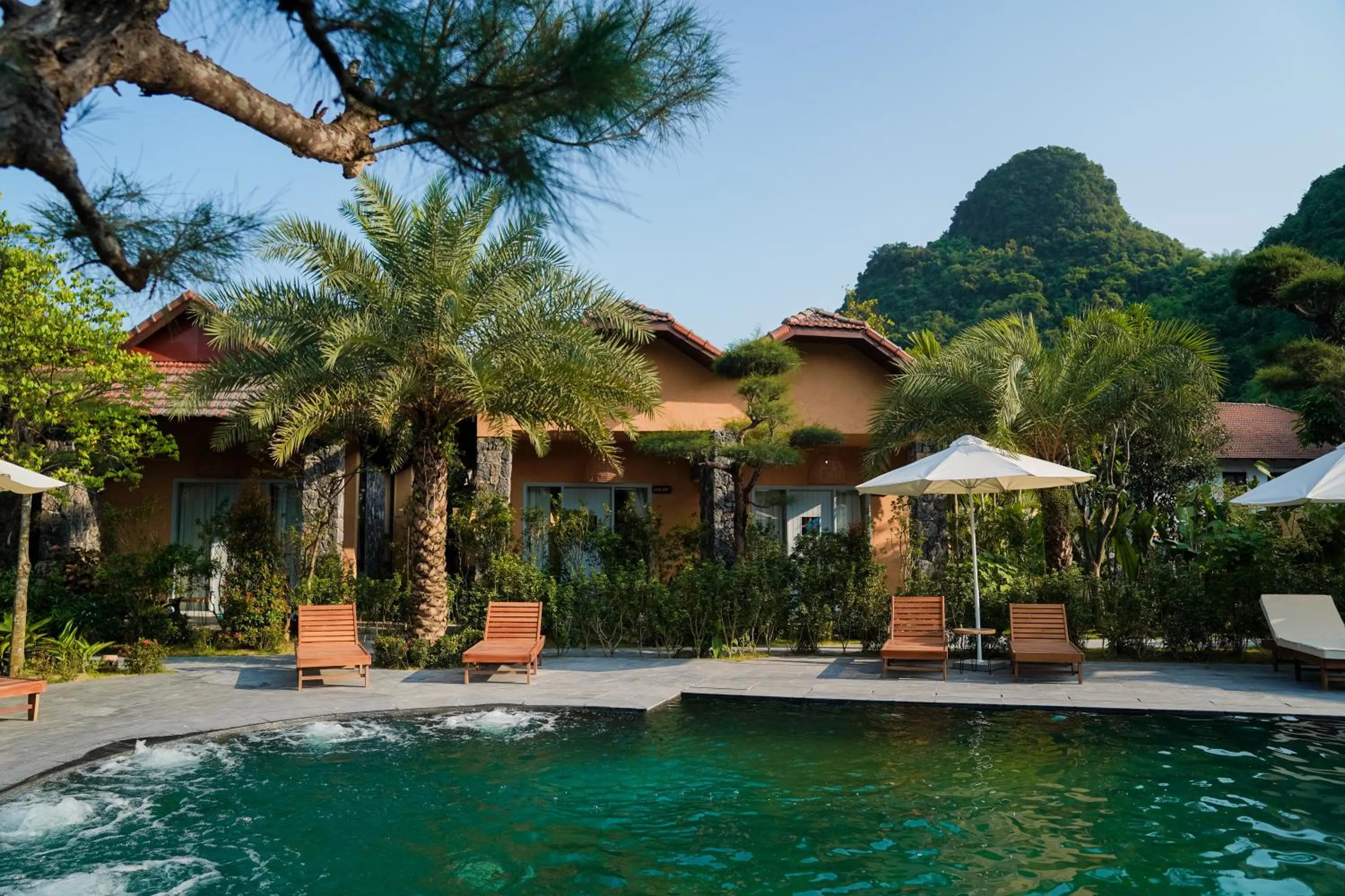 Garden view in Tam Coc Retreat Ninh Binh