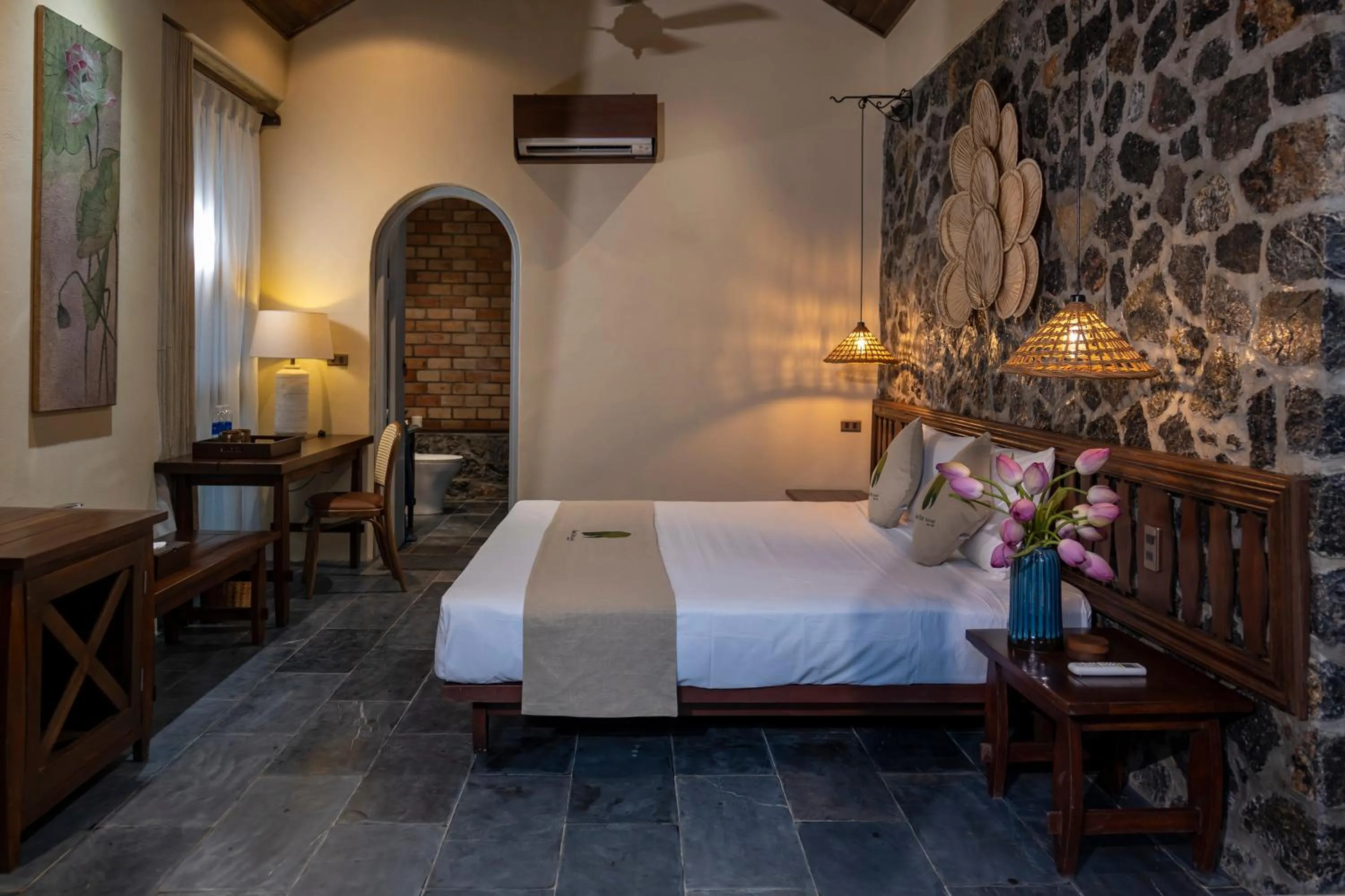 Bedroom, Bed in Tam Coc Retreat Ninh Binh