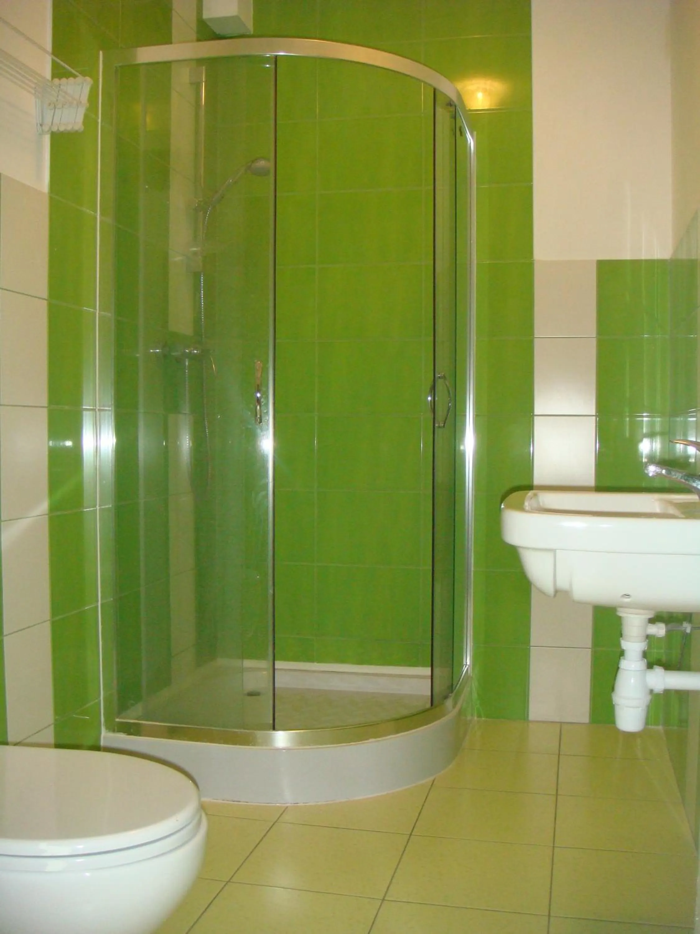 Toilet in Hostel Omega