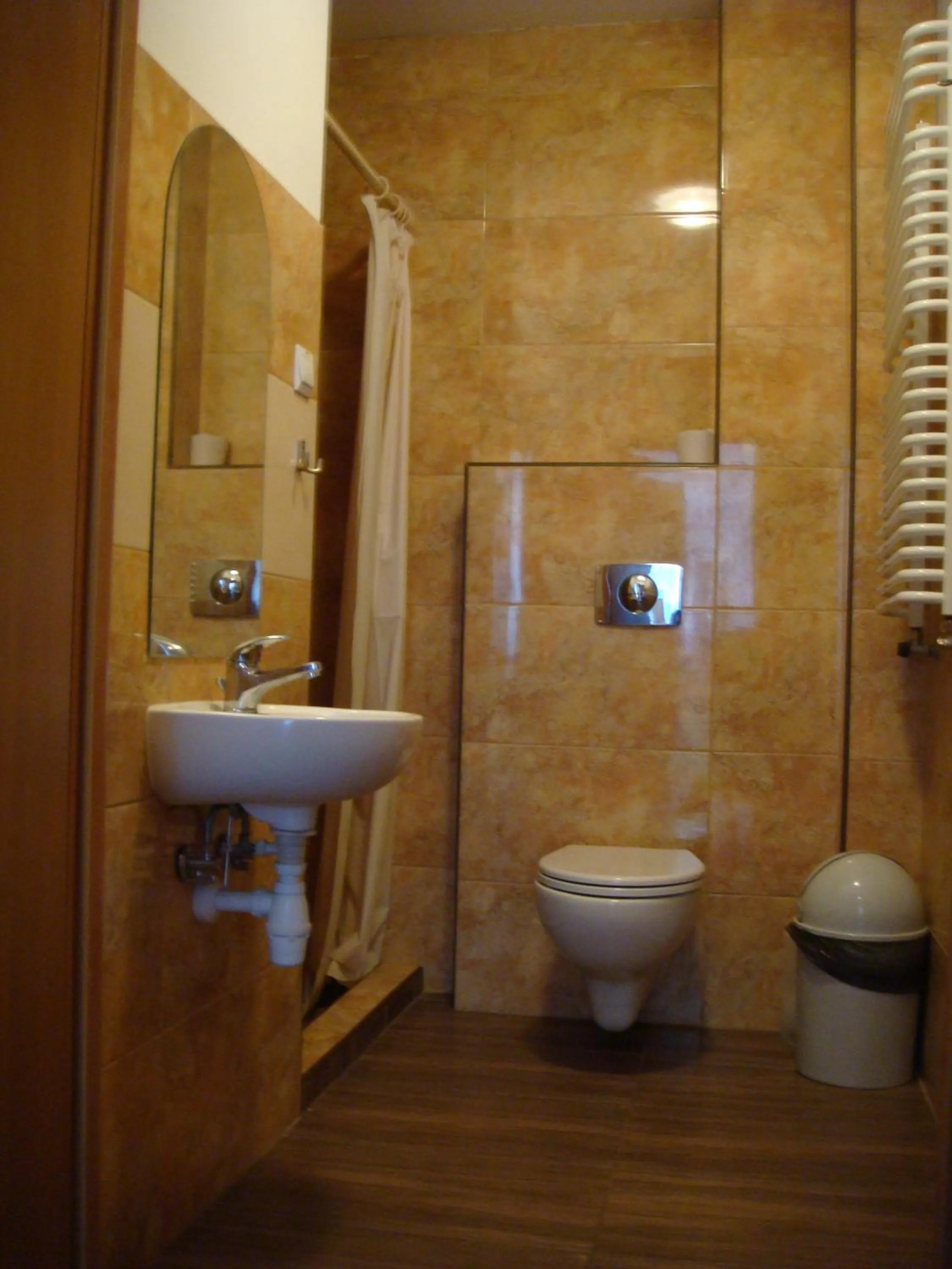 Toilet in Hostel Omega