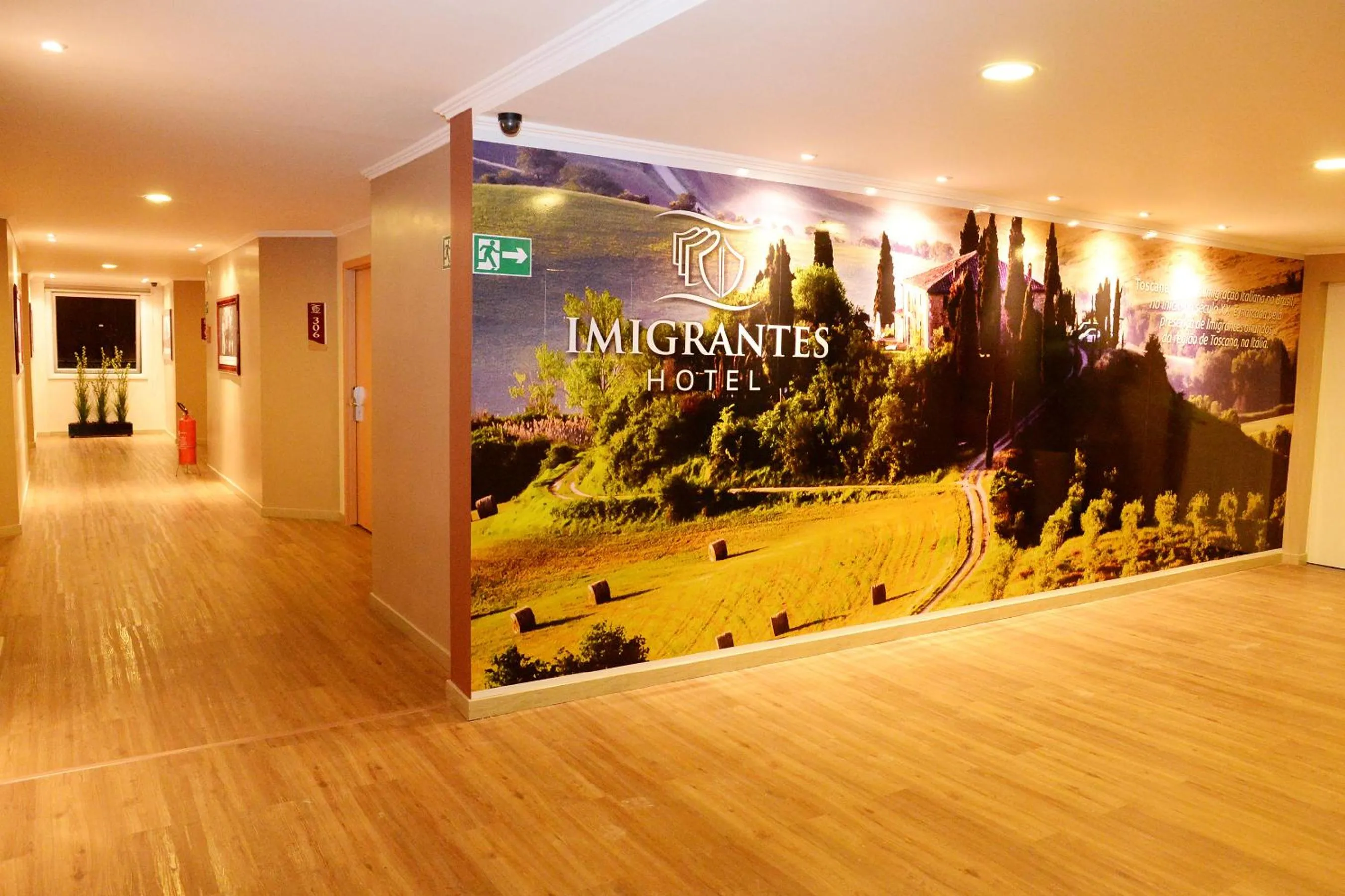 Decorative detail in Imigrantes Hotel